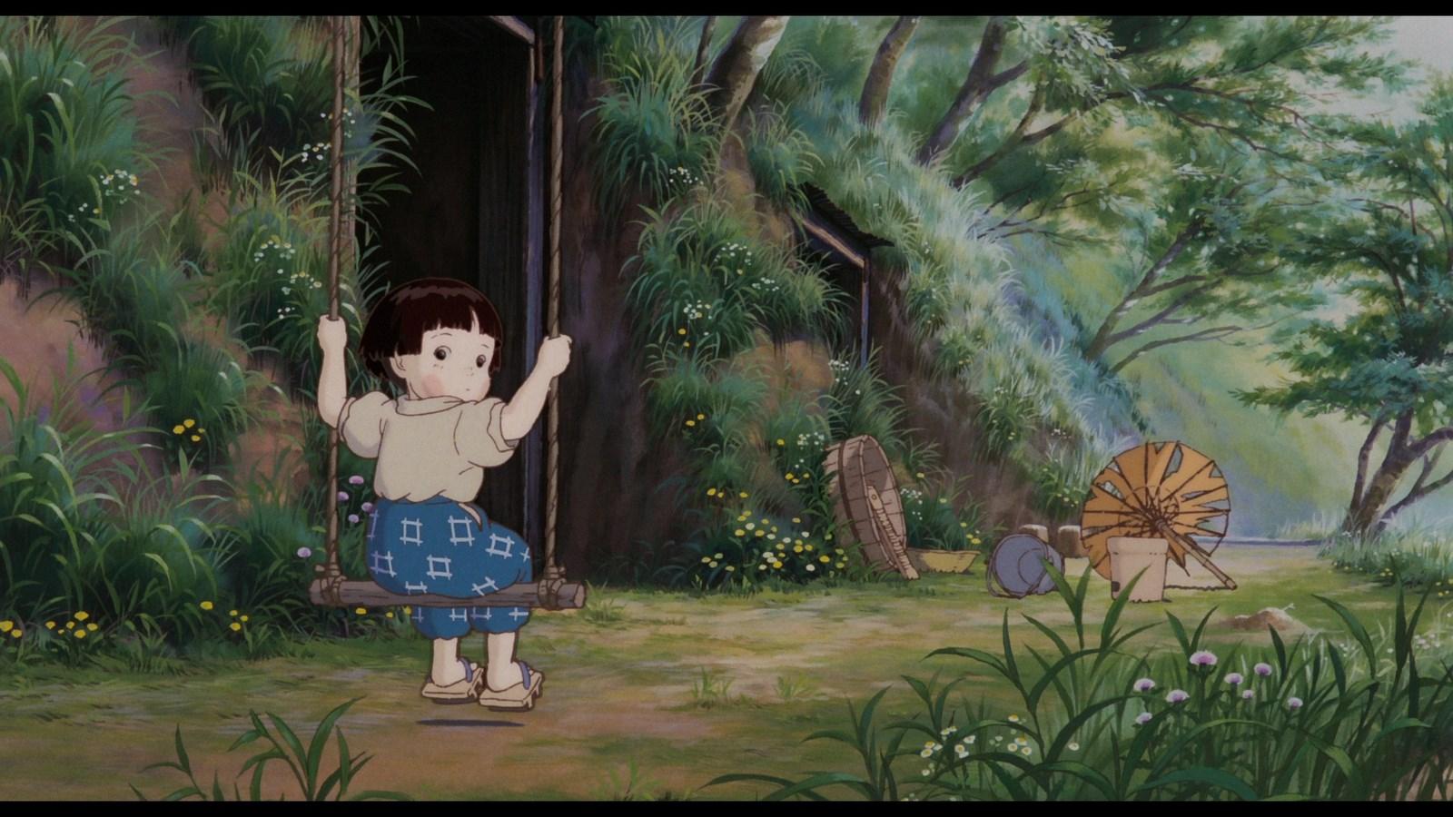 1600x900 grave of the fireflies HD wallpaper, background