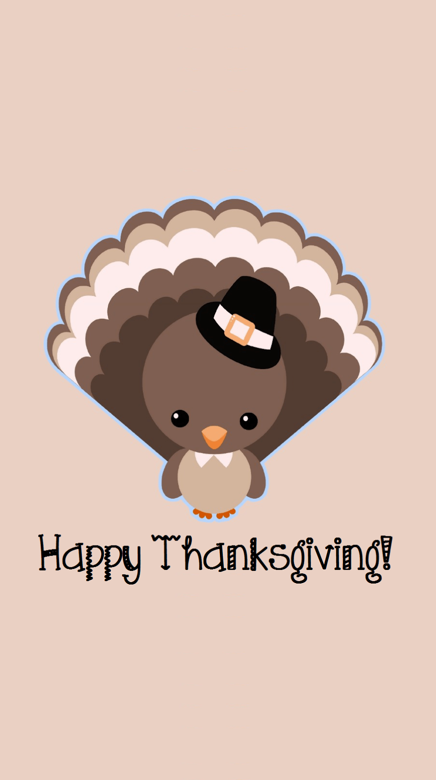 896x1600 Kawaii Thanksgiving Wallpaper 2020
