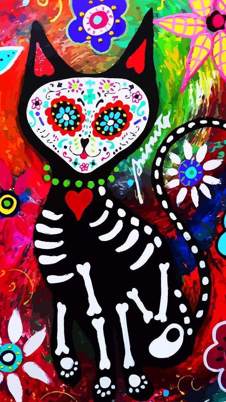 720x1280 Sugar Skull Wallpaper HD 2020 for Android