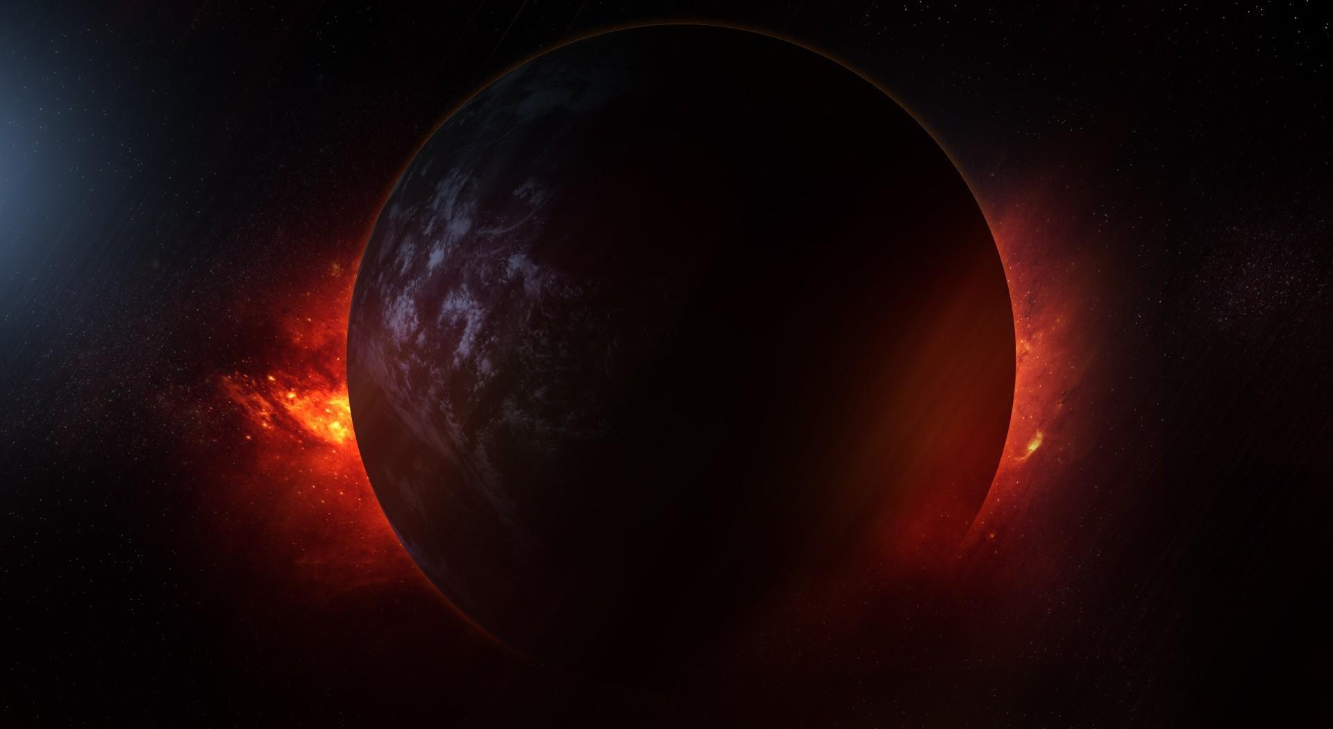 1920x1050 Download wallpaper 1920x1050 planet, explosion, space, universe HD background