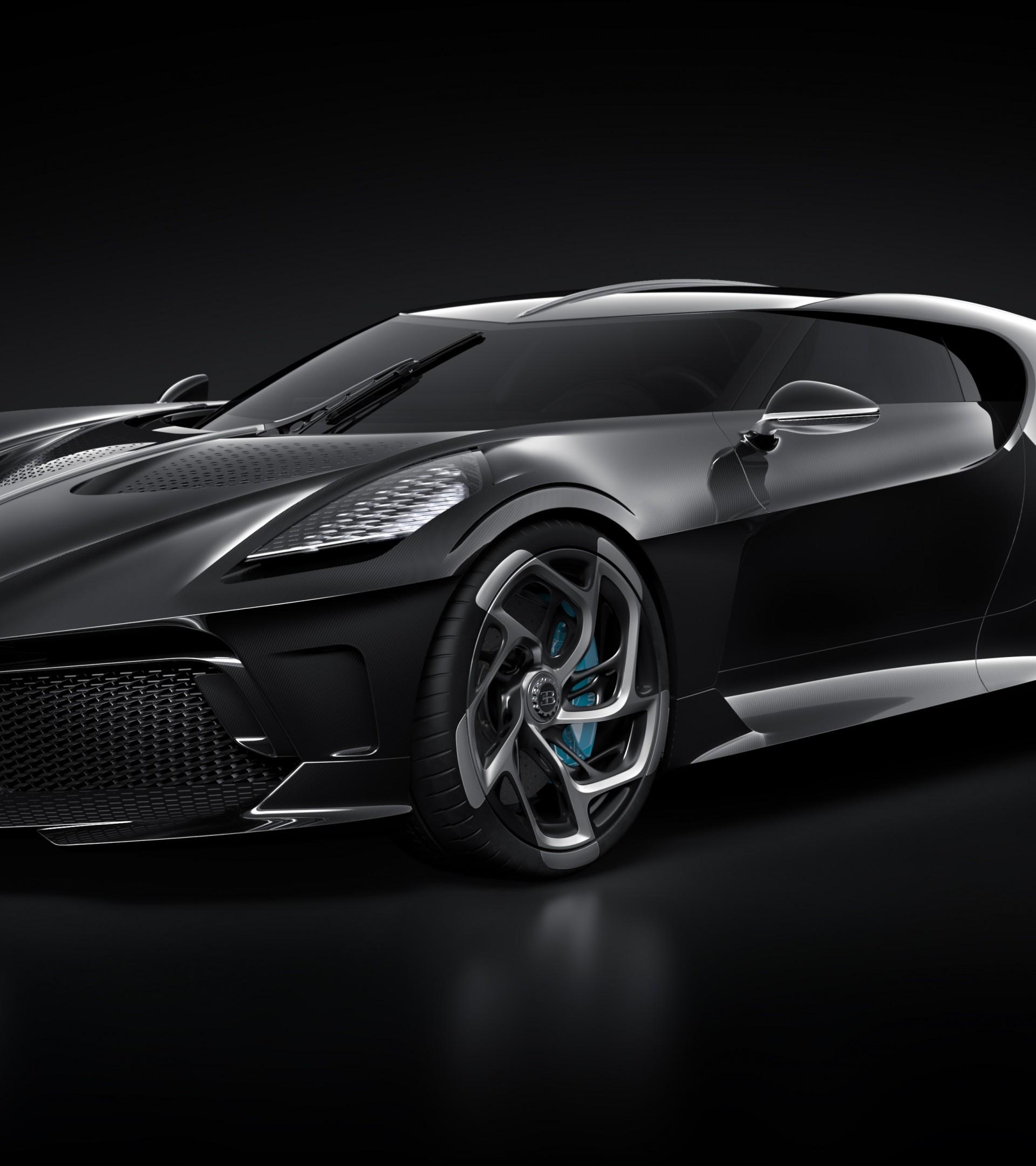 1920x2160 Download 1920x2160 Bugatti La Voiture Noire, Most Expensive Car Black, Supercars Wallpaper