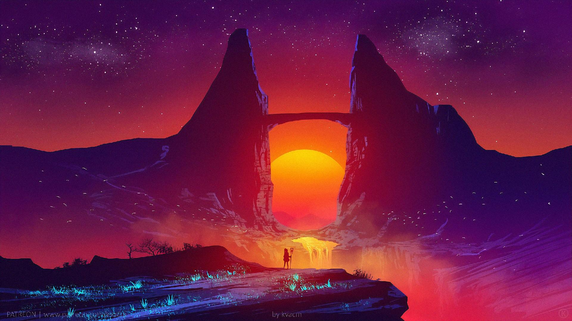 1920x1079 synthwave wallpaper 26