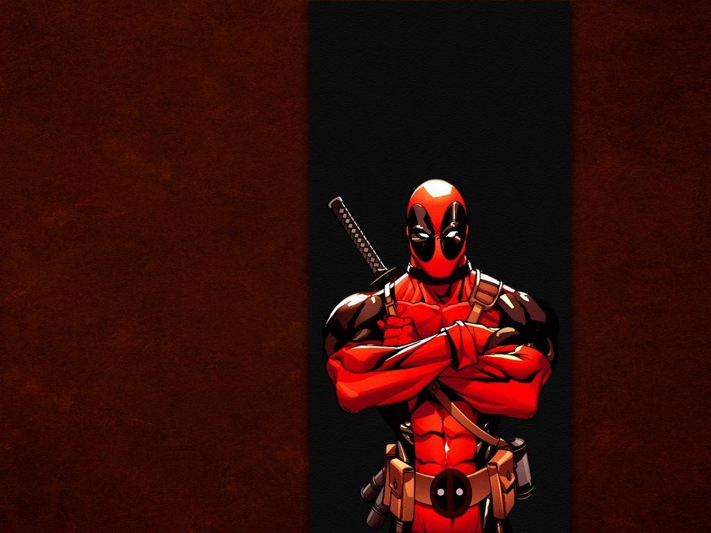 1024x768 Download wallpaper 1024x768 deadpool, comics, red, wade wilson