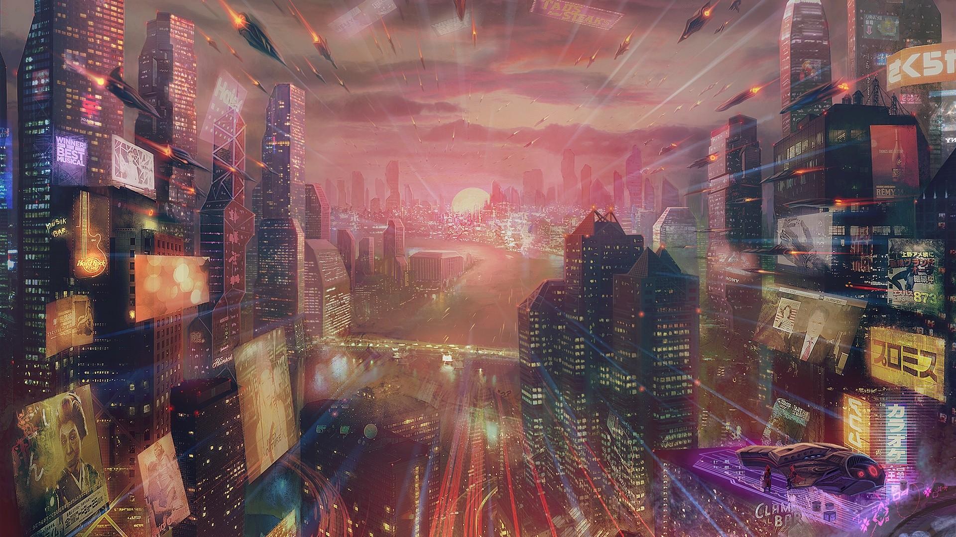 1920x1079 1920x1079 artwork futuristic city wallpaper