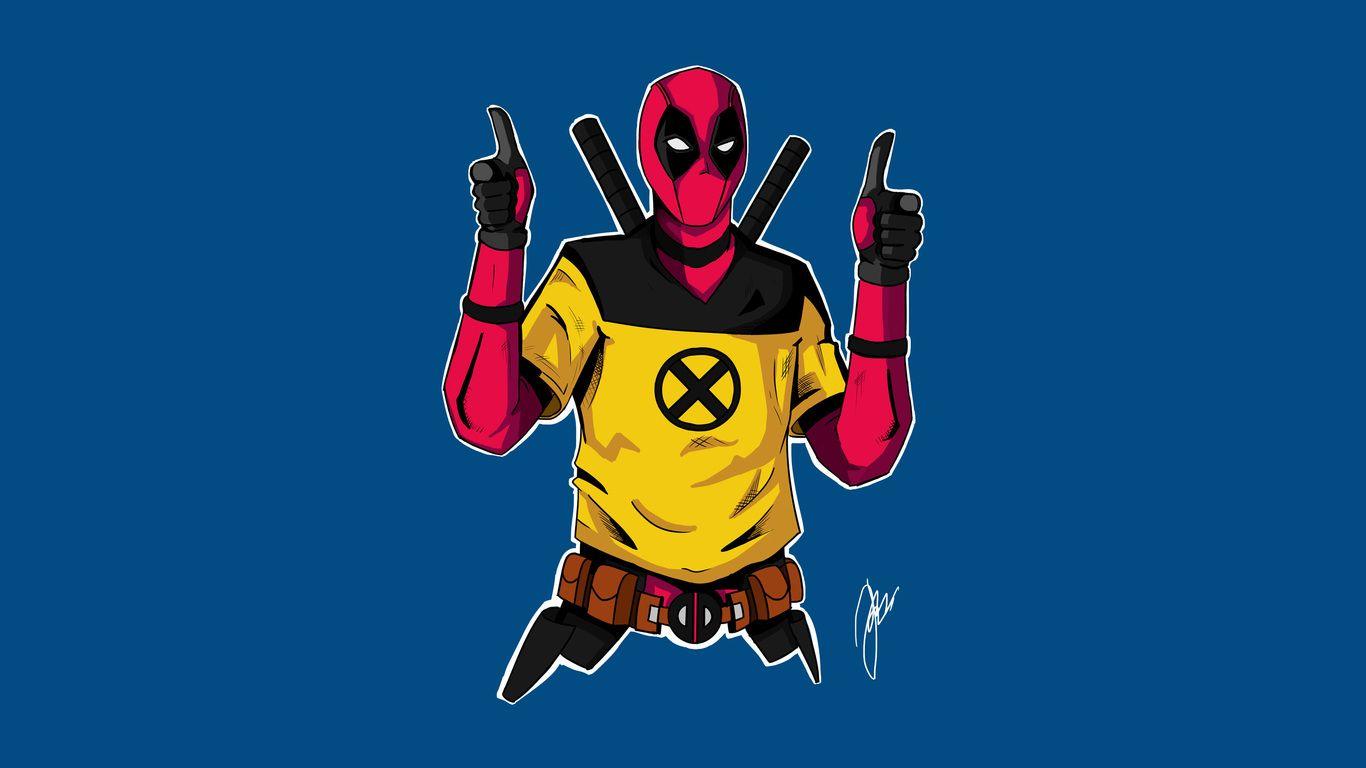 1366x768 deadpool 2 character artwork y2 1366x768