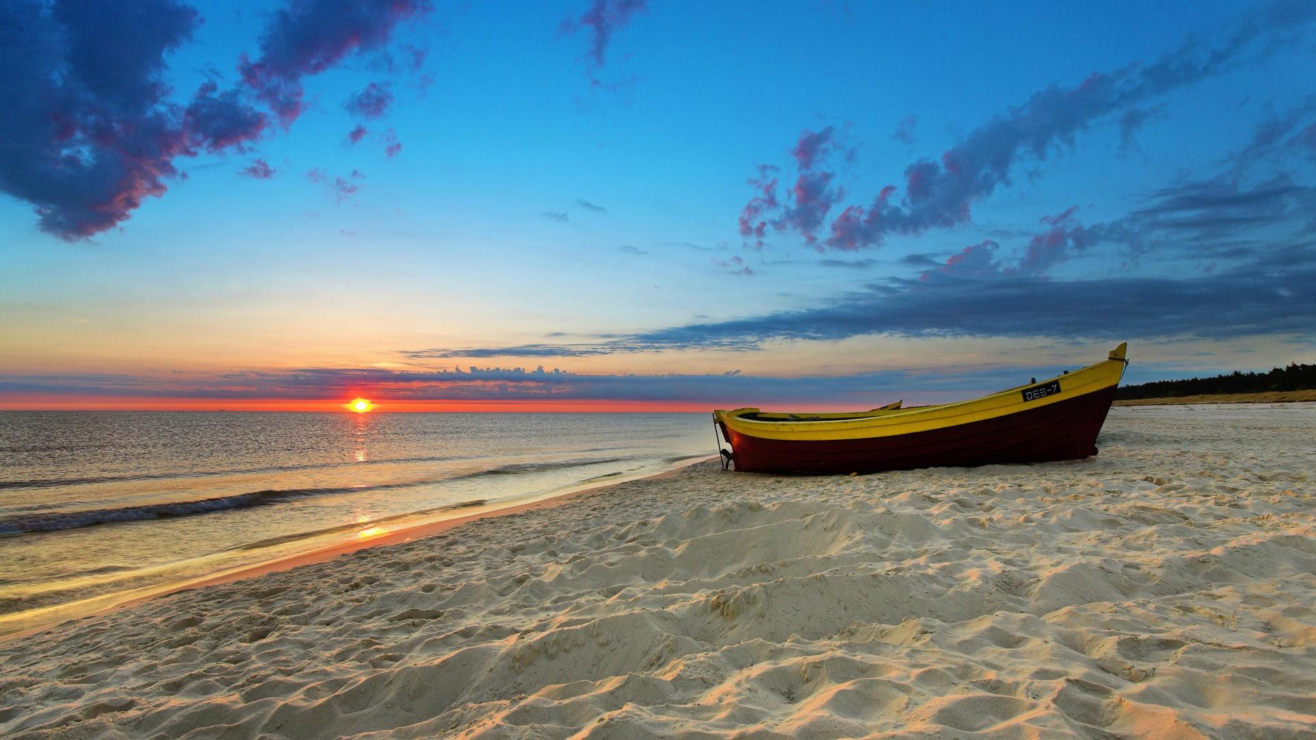1920x1080 sand, Poland, Gdansk wallpaper