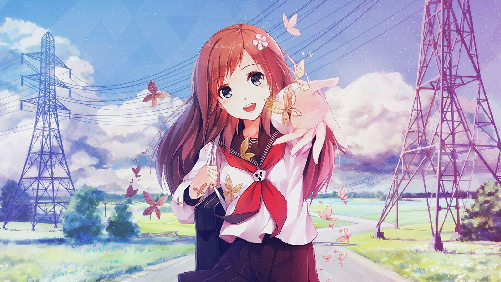 1600x900 Free download Anime Girl Wallpaper Top Anime Girl Background [1600x900] for your Desktop, Mobile & Tablet. Explore Cute Anime Girls Wallpaper. Cute Anime Girls Wallpaper, Cute Anime Girls HD