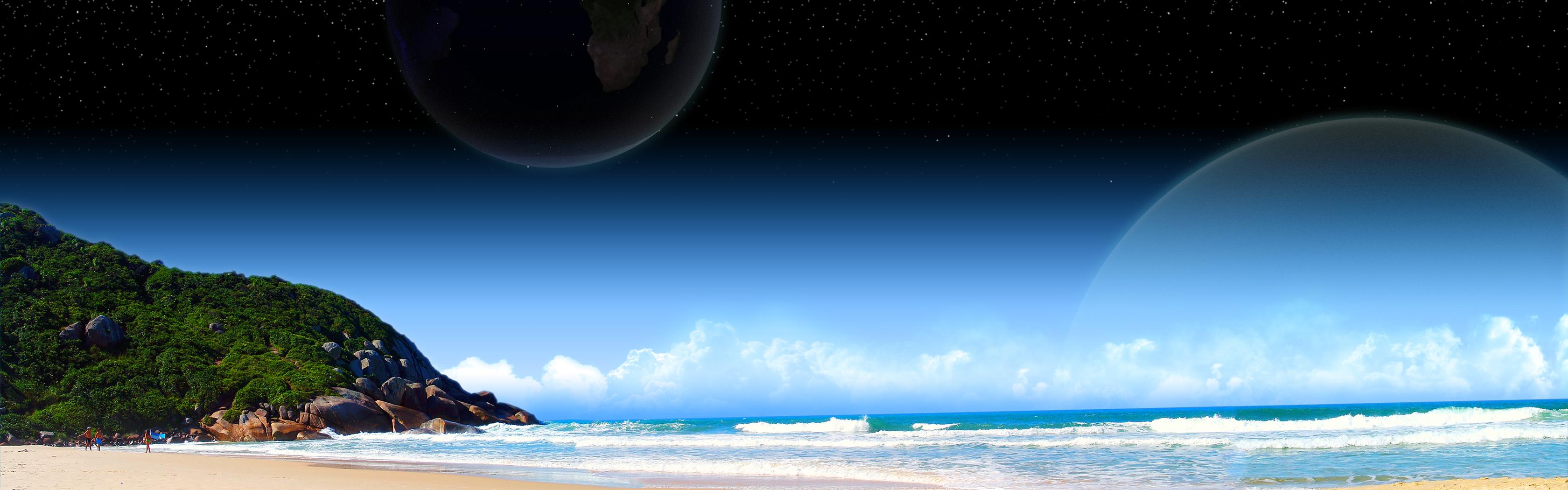 3360x1050 Computer Background For Dual Monitors
