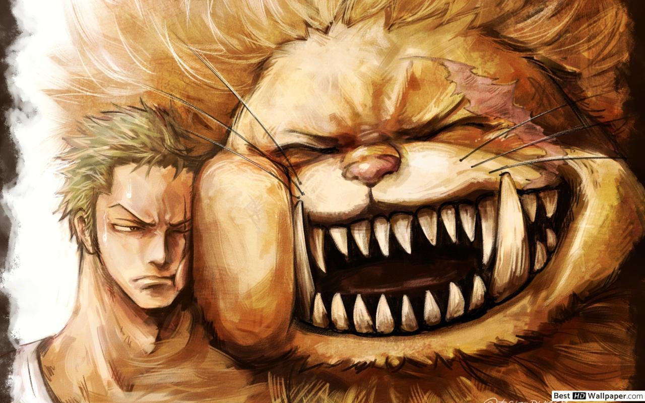 1280x800 One Piece Zoro & Nekomamushi HD wallpaper download