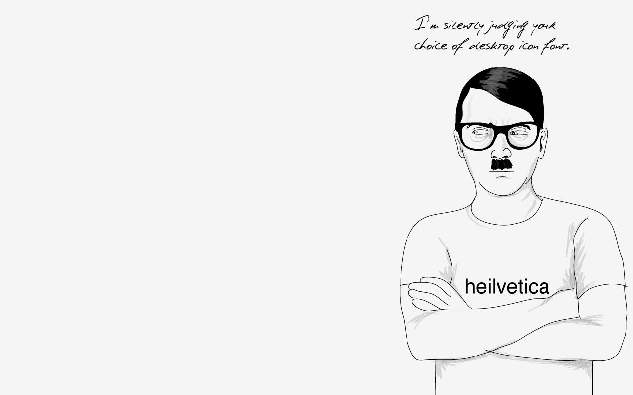 1280x800 Hipster Hitler HD Wallpaper