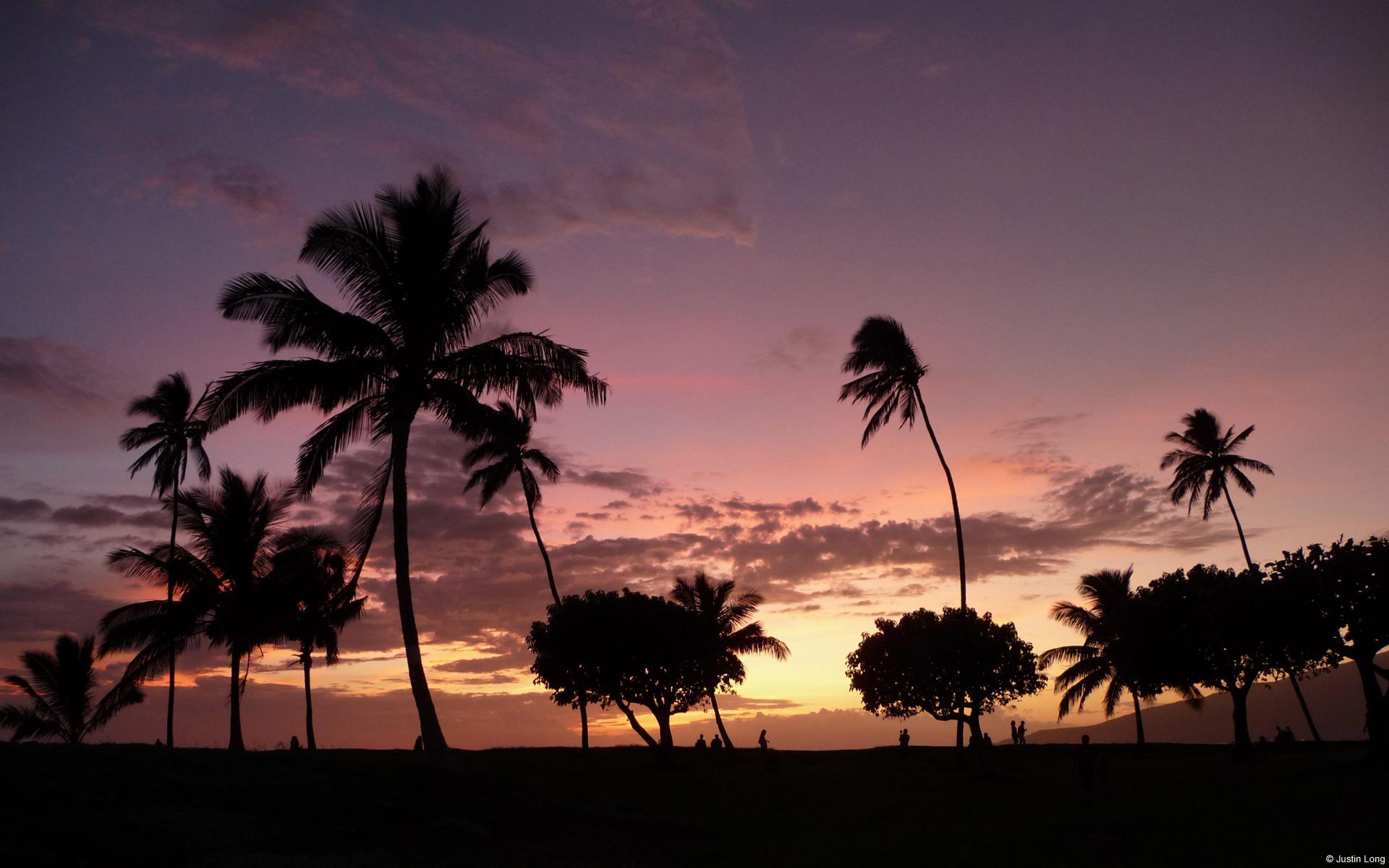 1920x1200 Maui Sunset Kihei Windows Themes Wallpaper
