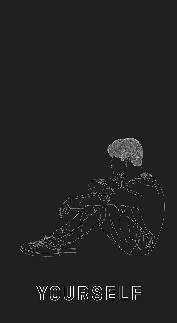 736x1345 Black Aesthetic Wallpaper