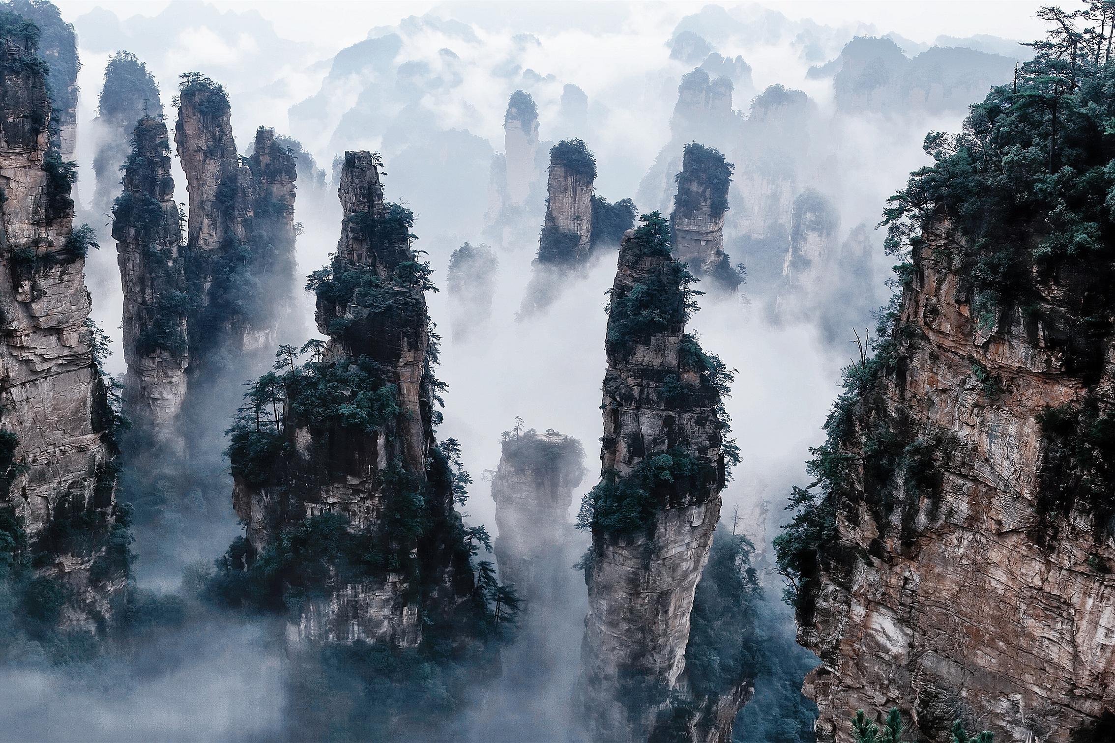 2268x1512 Zhangjiajie Stone Forest