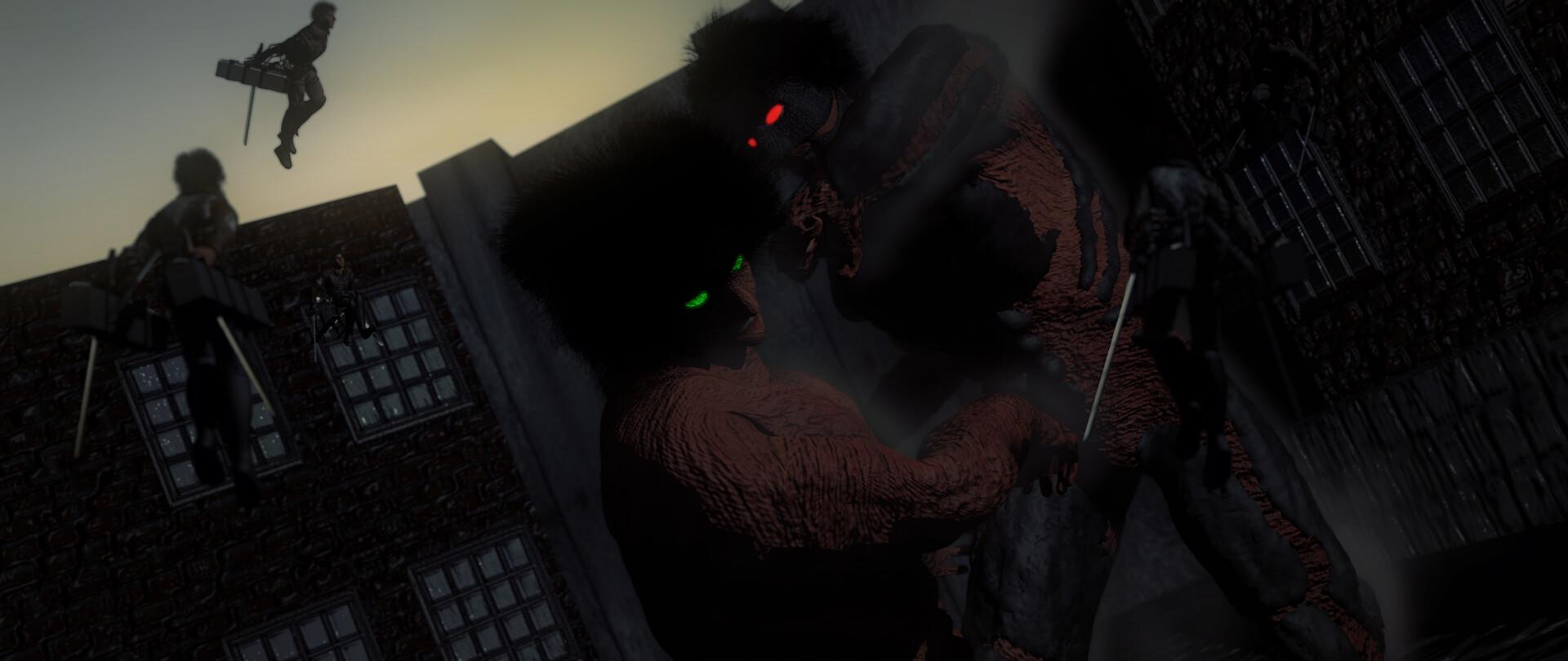 1920x810 kev.creation on titan wallpaper fan art