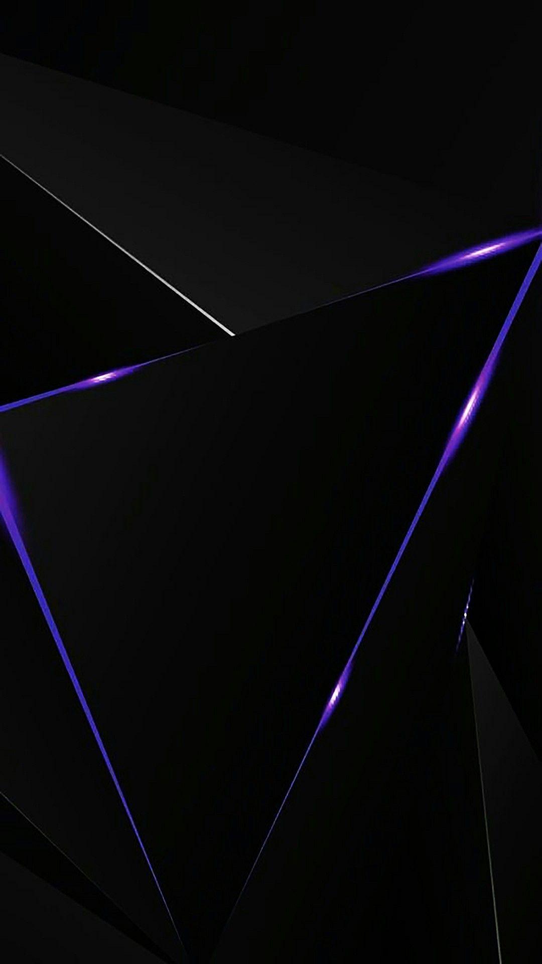 1080x1920 iPhone Black Red Shards Wallpaper