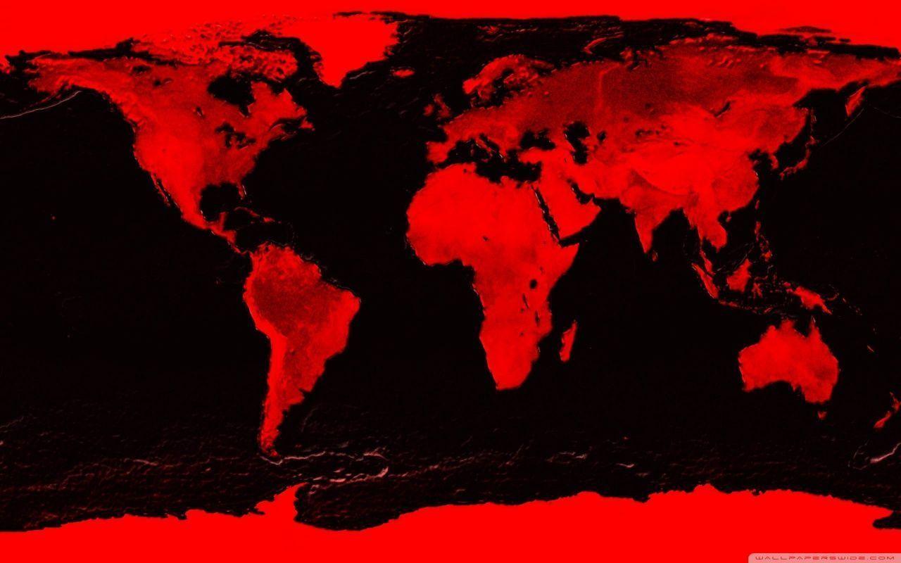 1280x800 HD Black And Red Wallpaper
