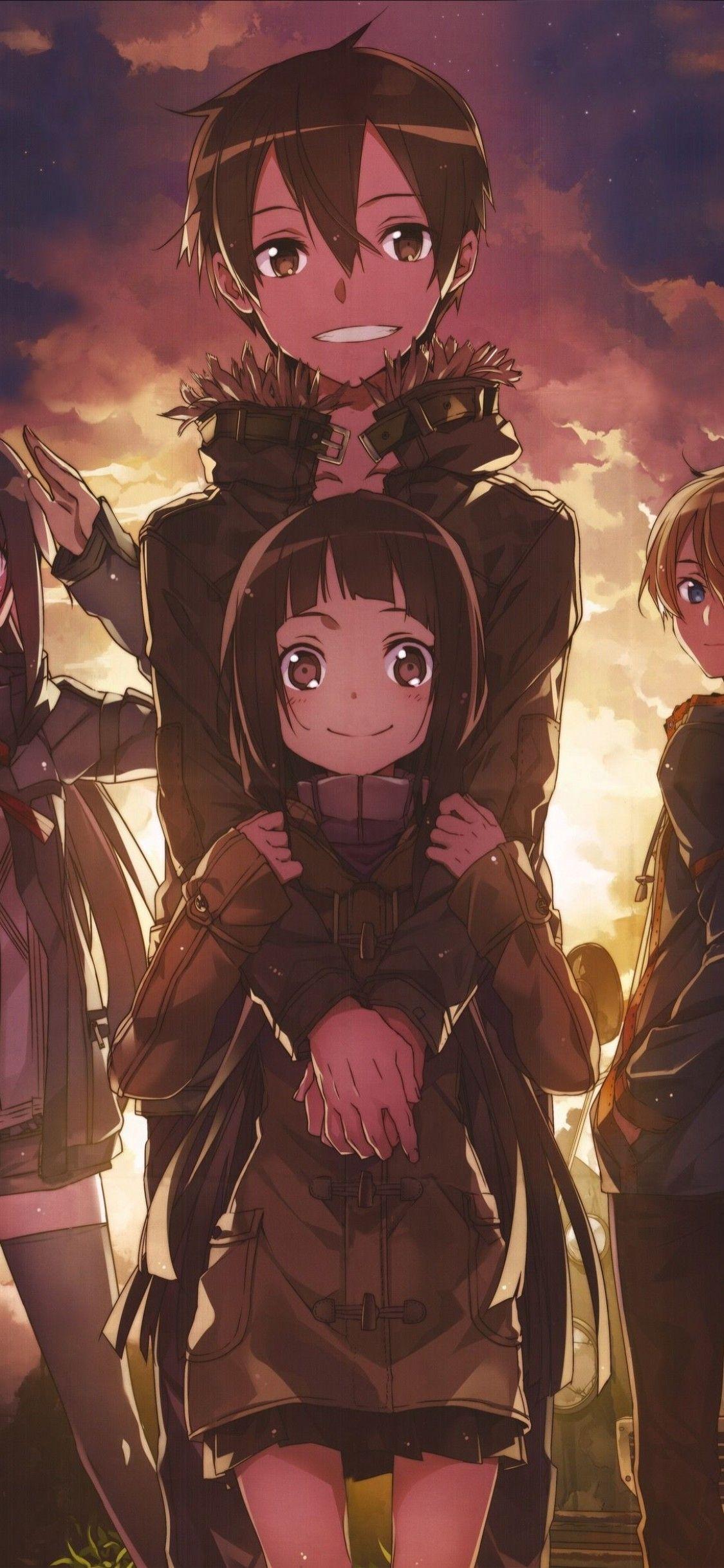 1125x2436 Sword Art Online iPhone Wallpaper