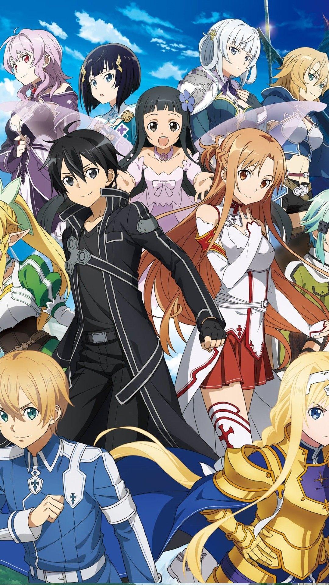 1080x1920 Sword Art Anime Wallpaper 4k Phone