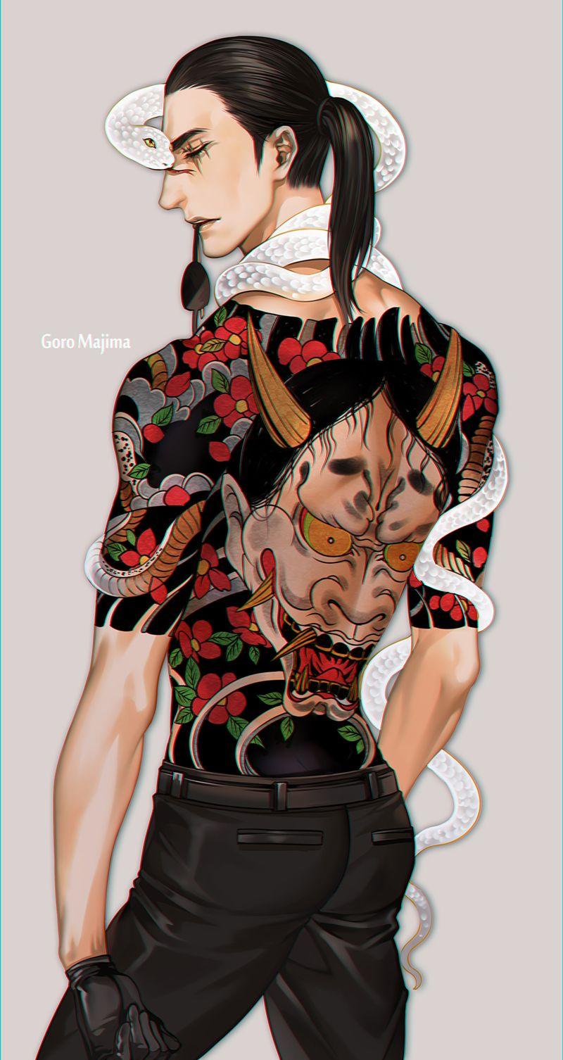 800x1506 Phone Majima Wallpaper