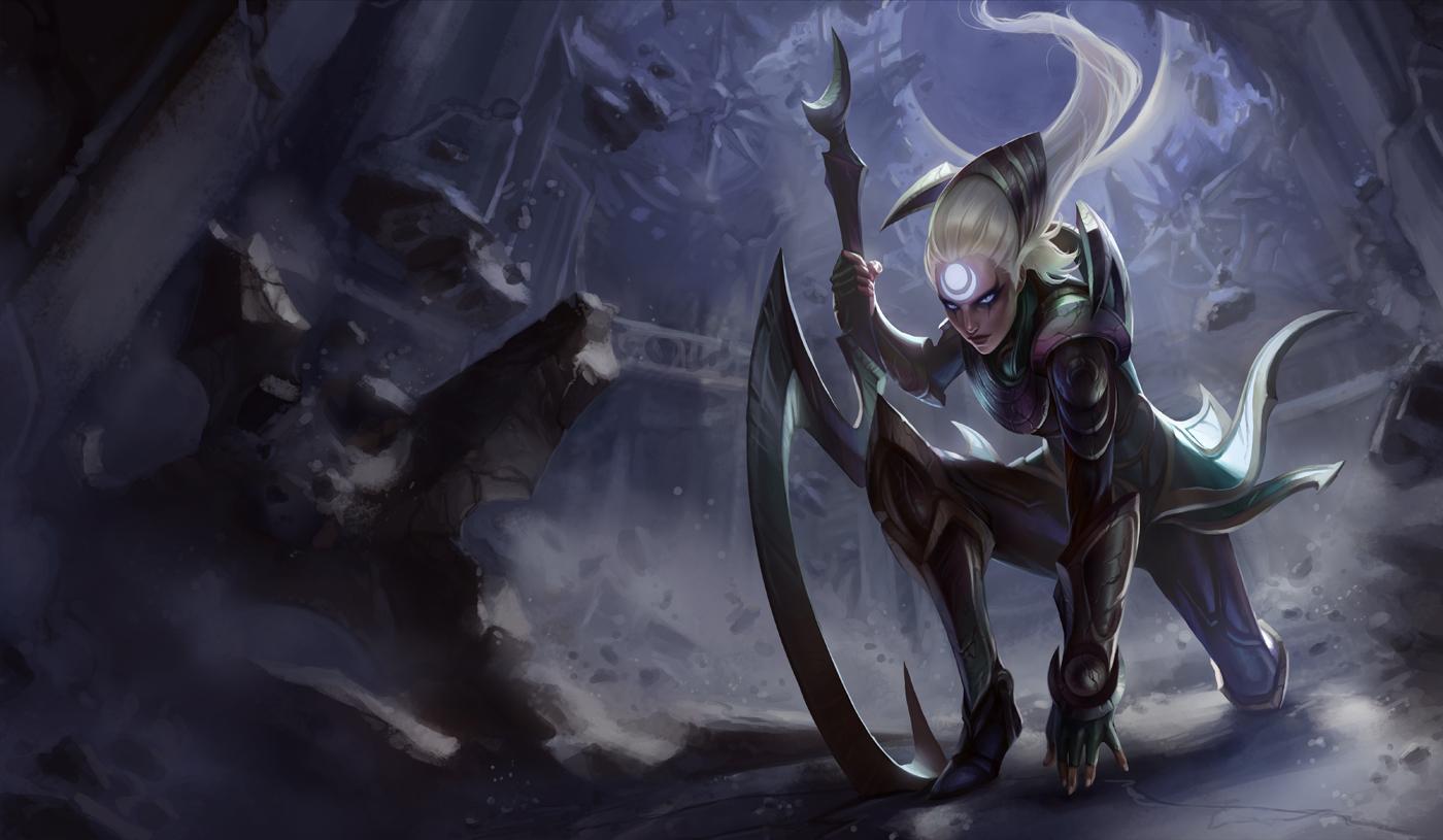 1400x815 League Of Legends Diana Wallpaper