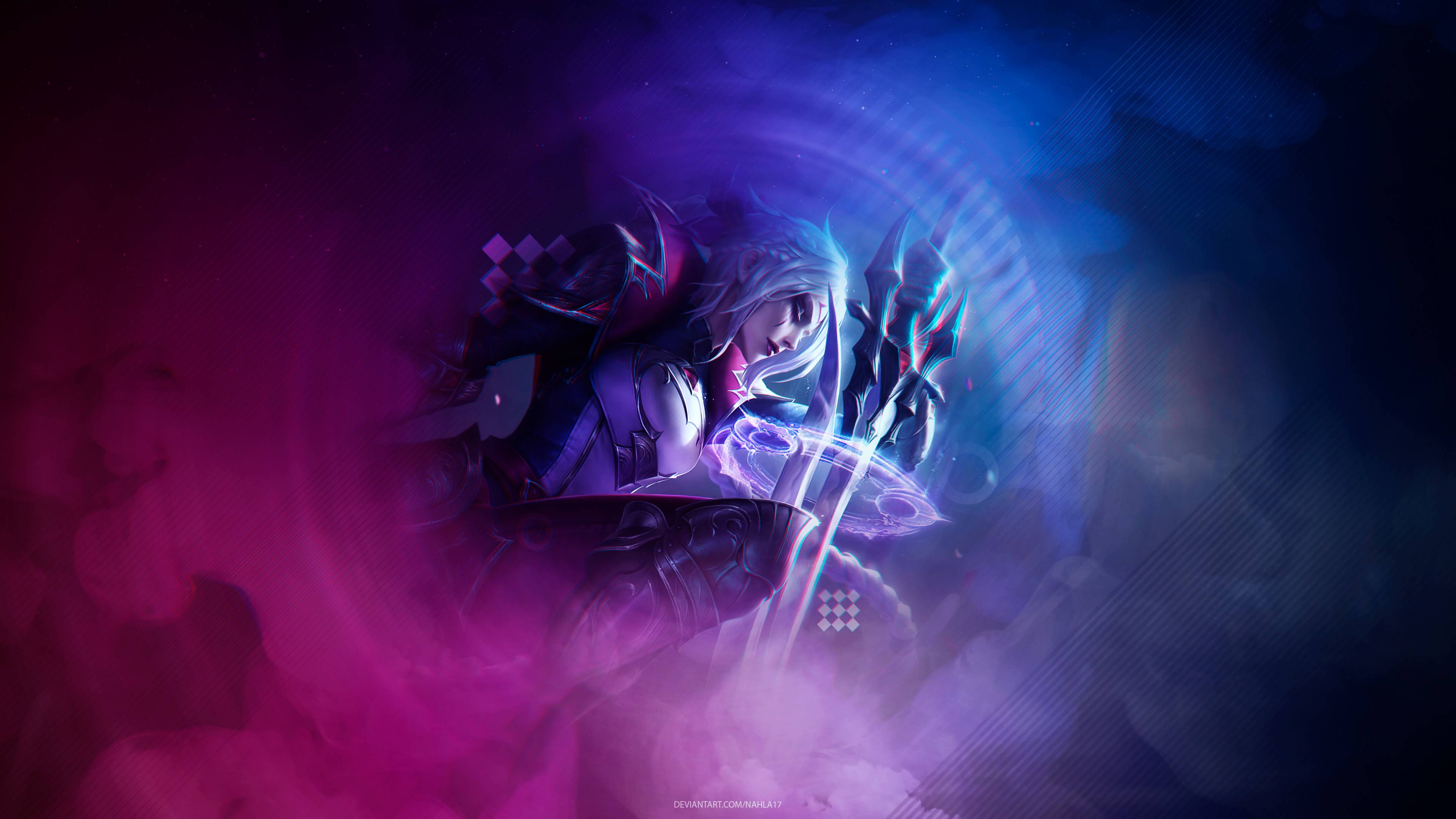 3840x2160 Warriro Diana League Of Legends Wallpaper, HD Games 4K Wallpaper, Image, Photo and Background