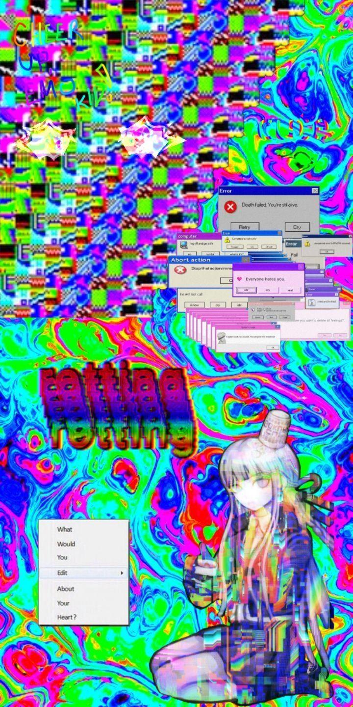 720x1440 Glitchcore Wallpaper