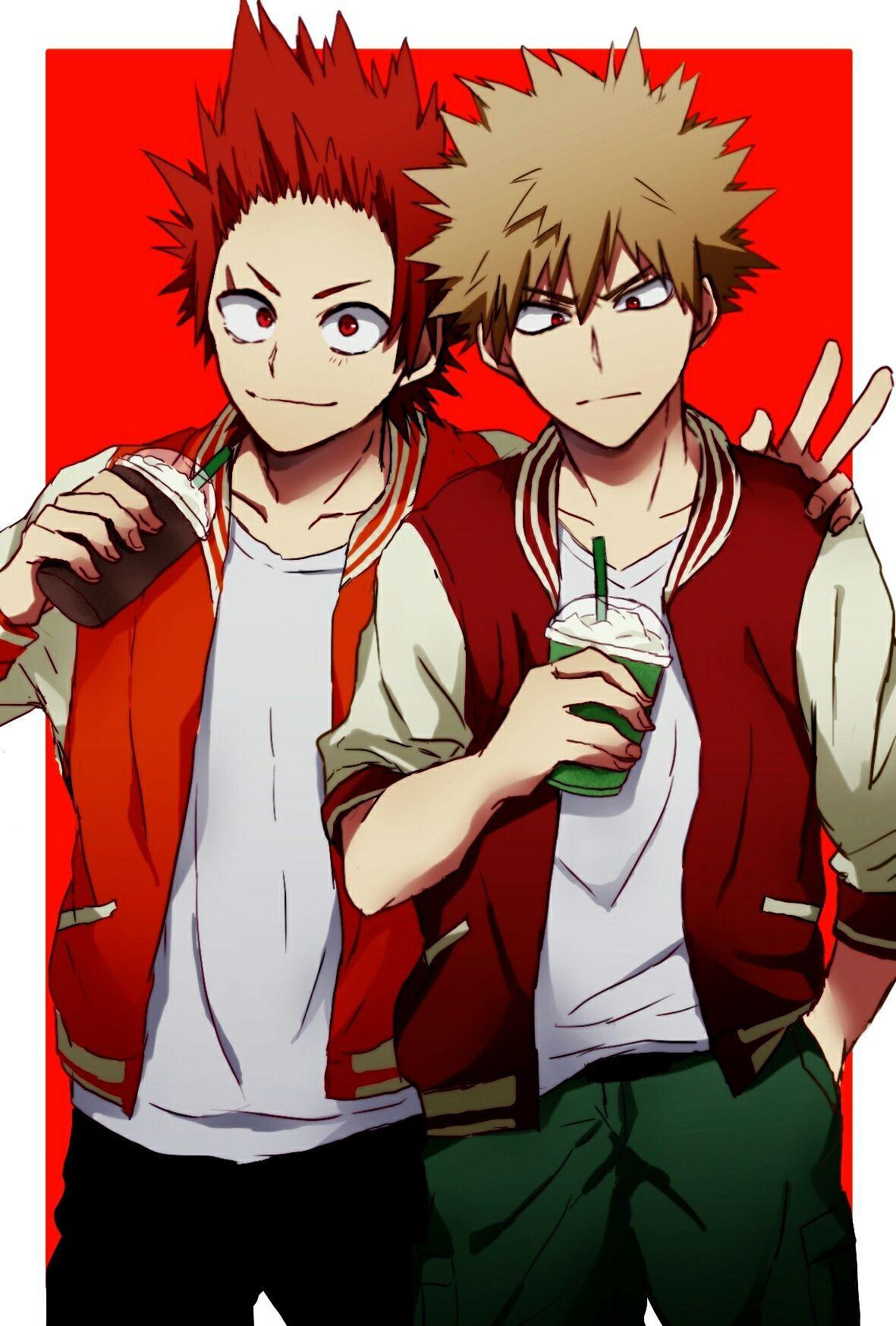 1181x1748 Cute Kirishima And Bakugou Wallpaper
