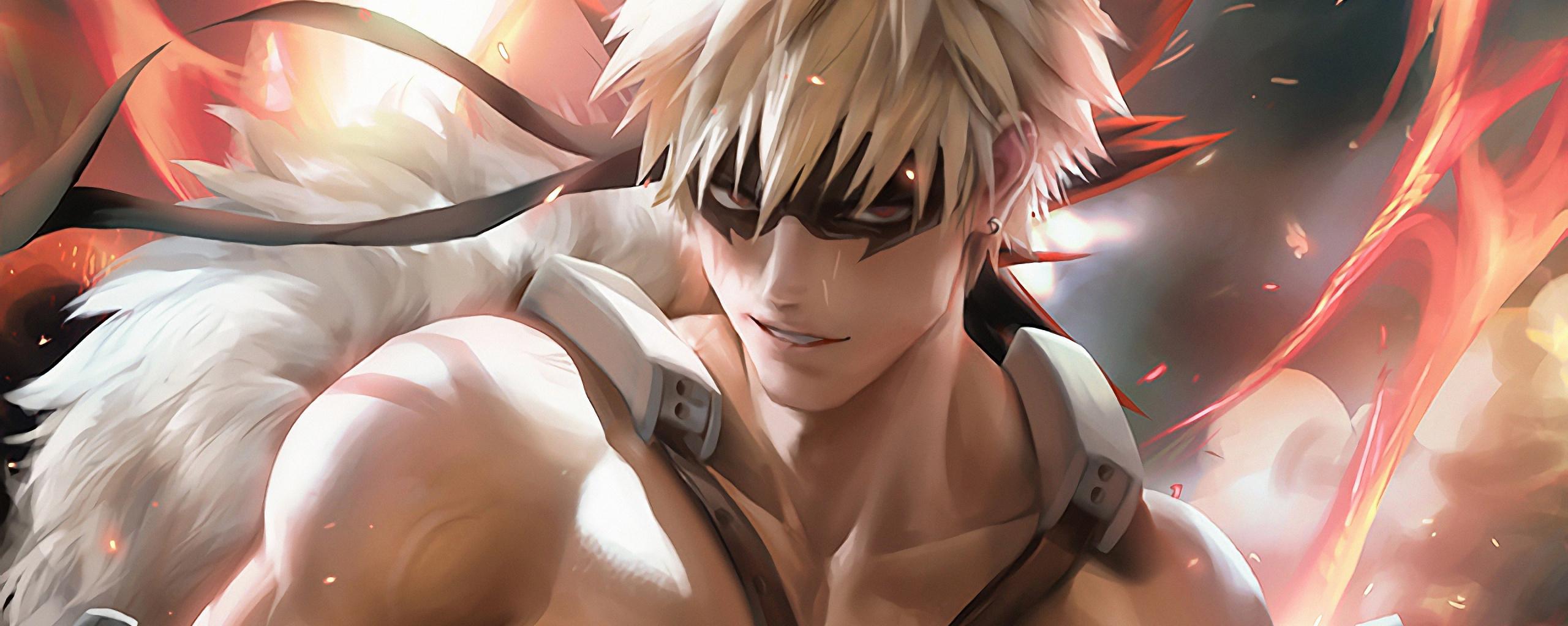 2560x1024 Katsuki Bakugou Wallpaper HD