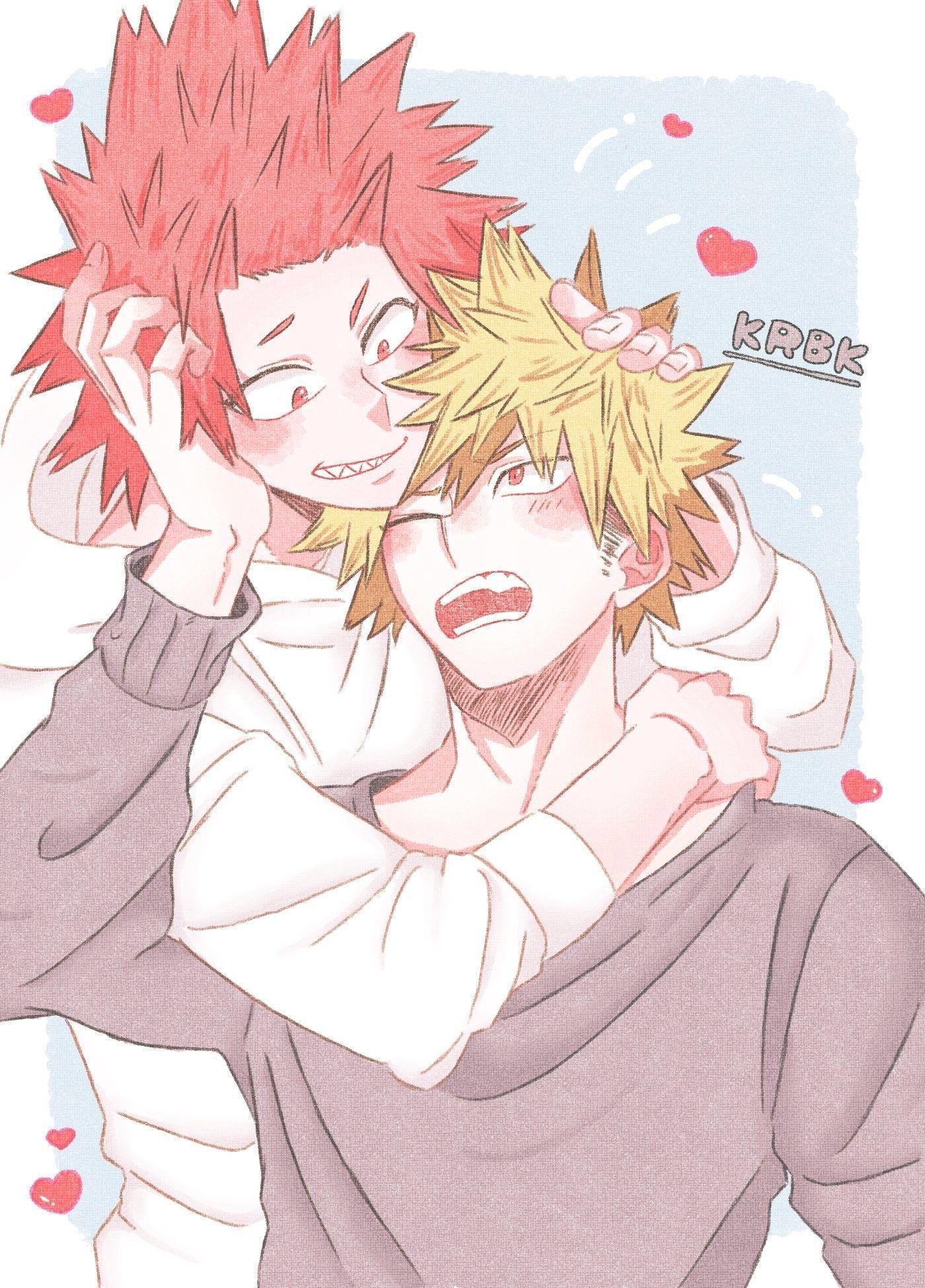 1400x1950 Bnha Kiribaku Wallpaper