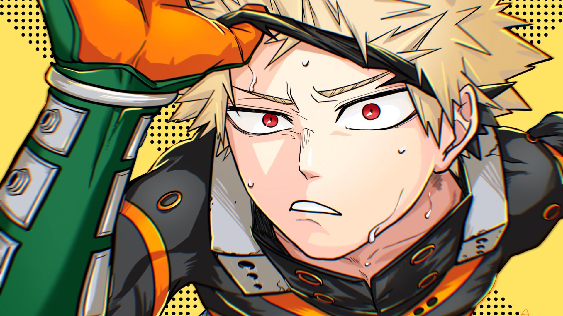 1920x1080 Red Eyes Katsuki Bakugou HD My Hero Academia Wallpaper