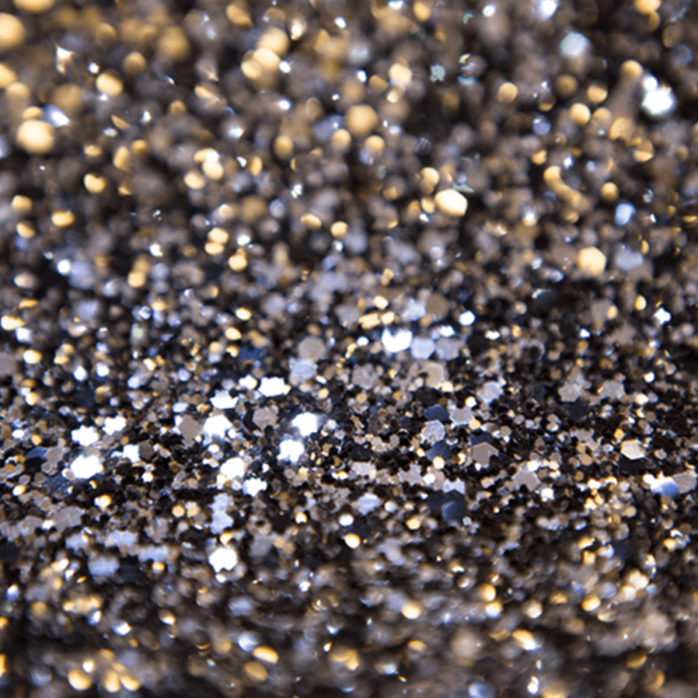 1000x1000 Black With Silver Glitter Wallpaper