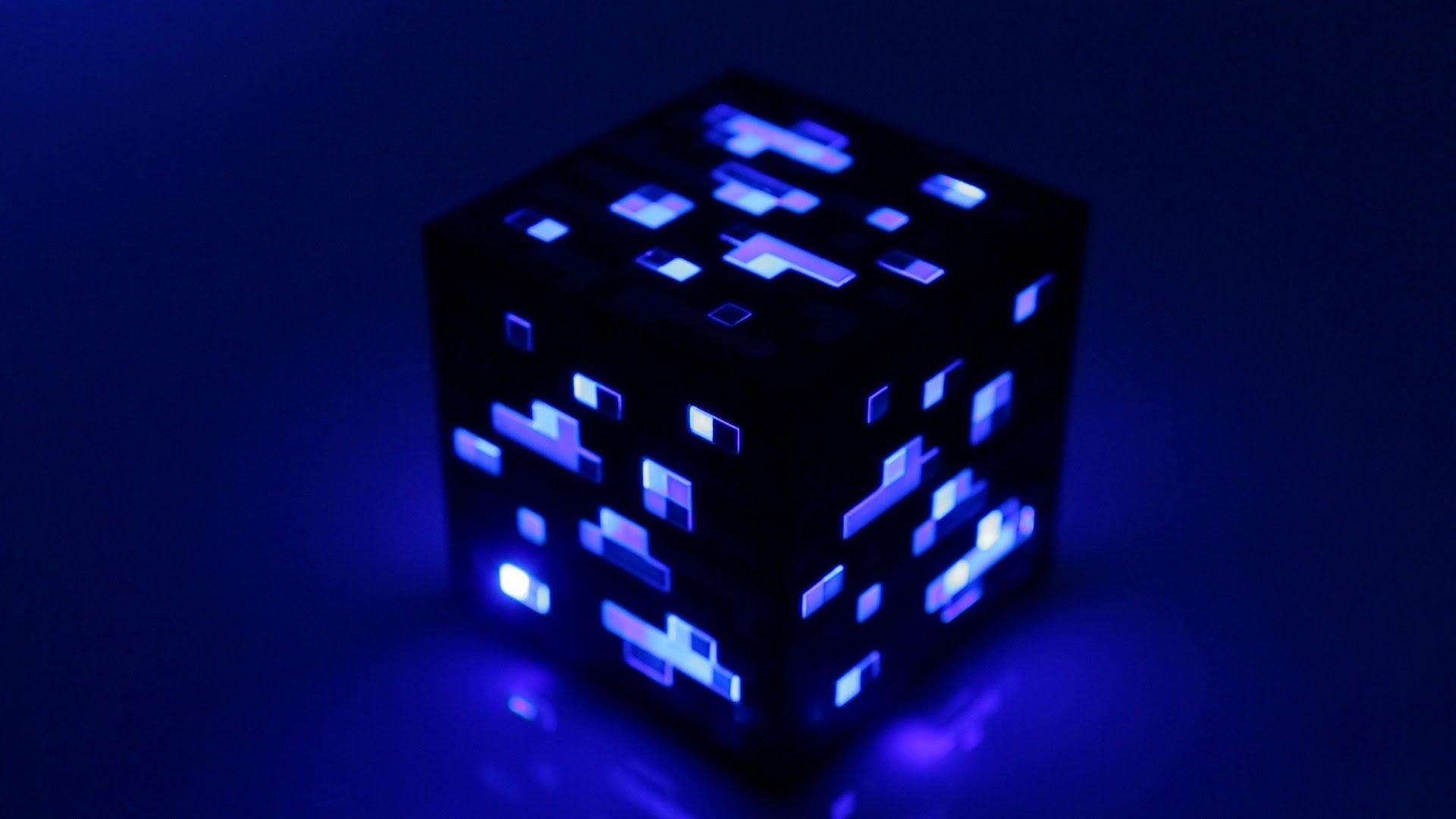 1920x1080 Minecraft Diamond Ore Wallpaper