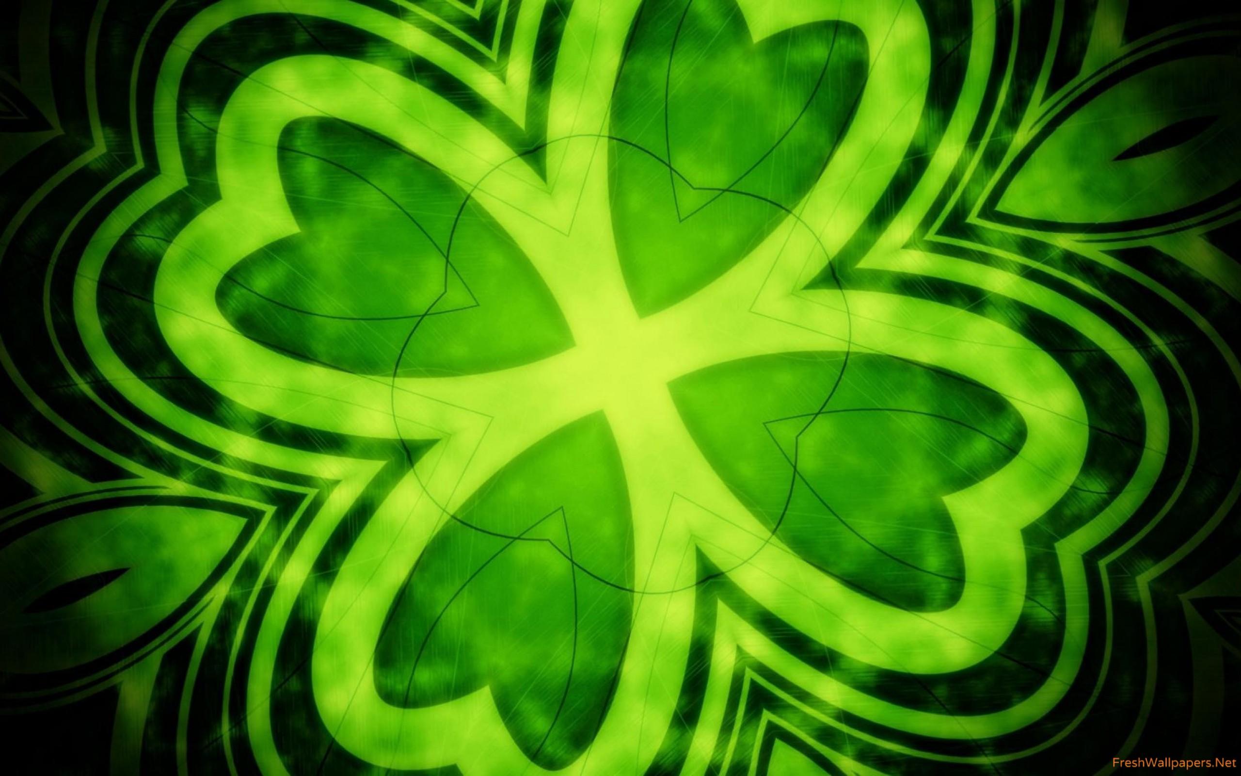 2560x1600 Four Leaf Clover Wallpaper