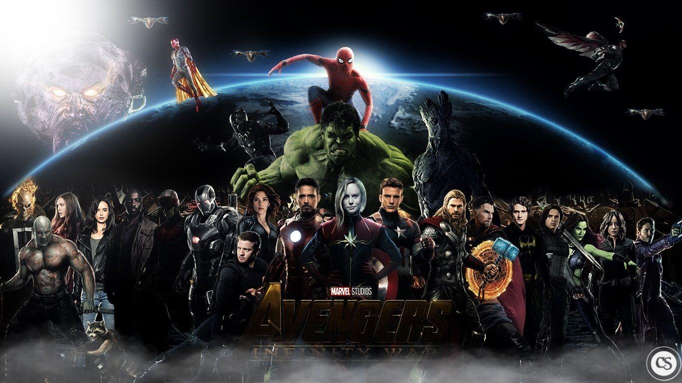 1366x768 Avengers Infinity War Wallpaper Download with 1366x768 Resolution