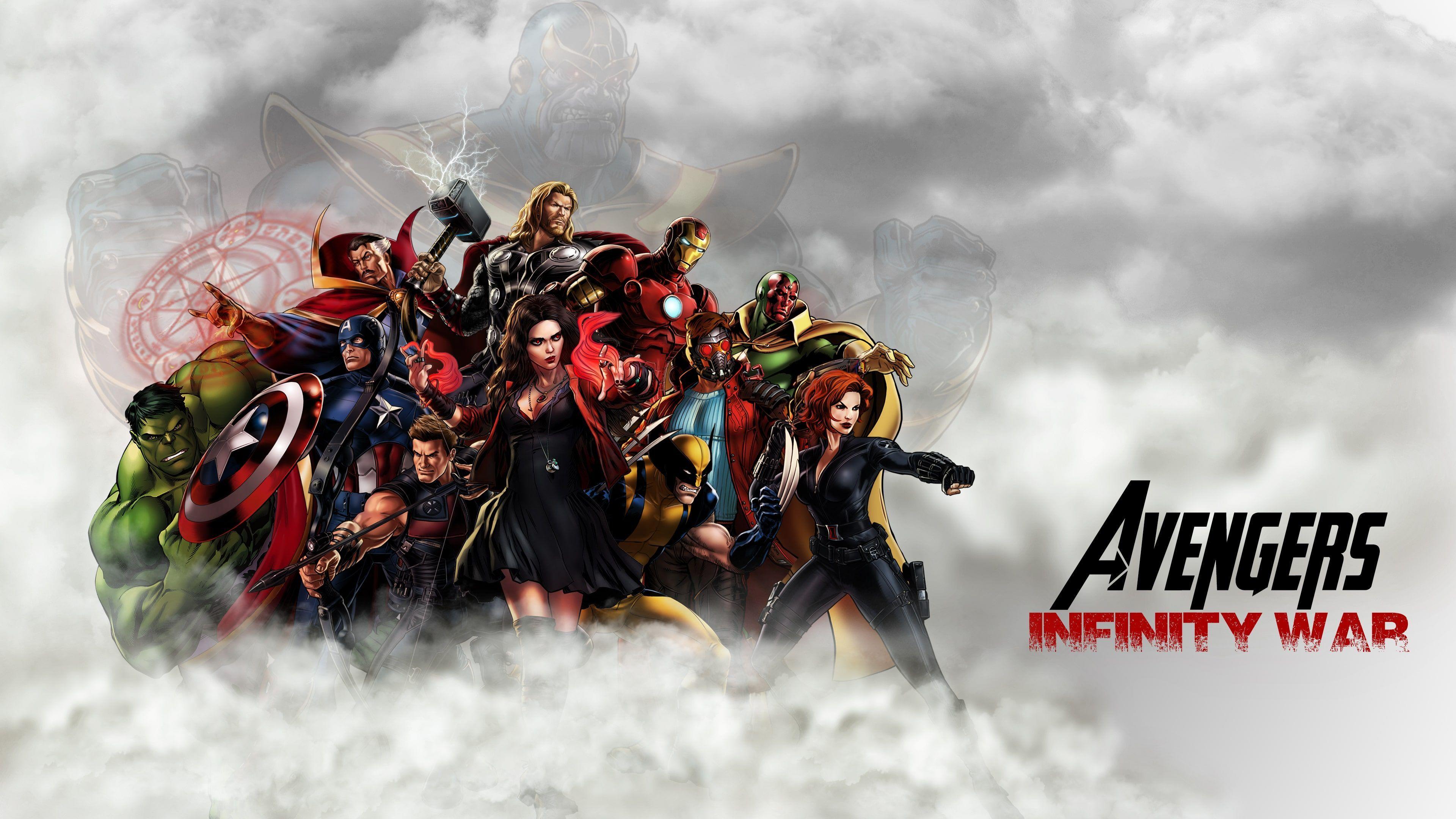 3840x2160 Avengers Infinity War background 4
