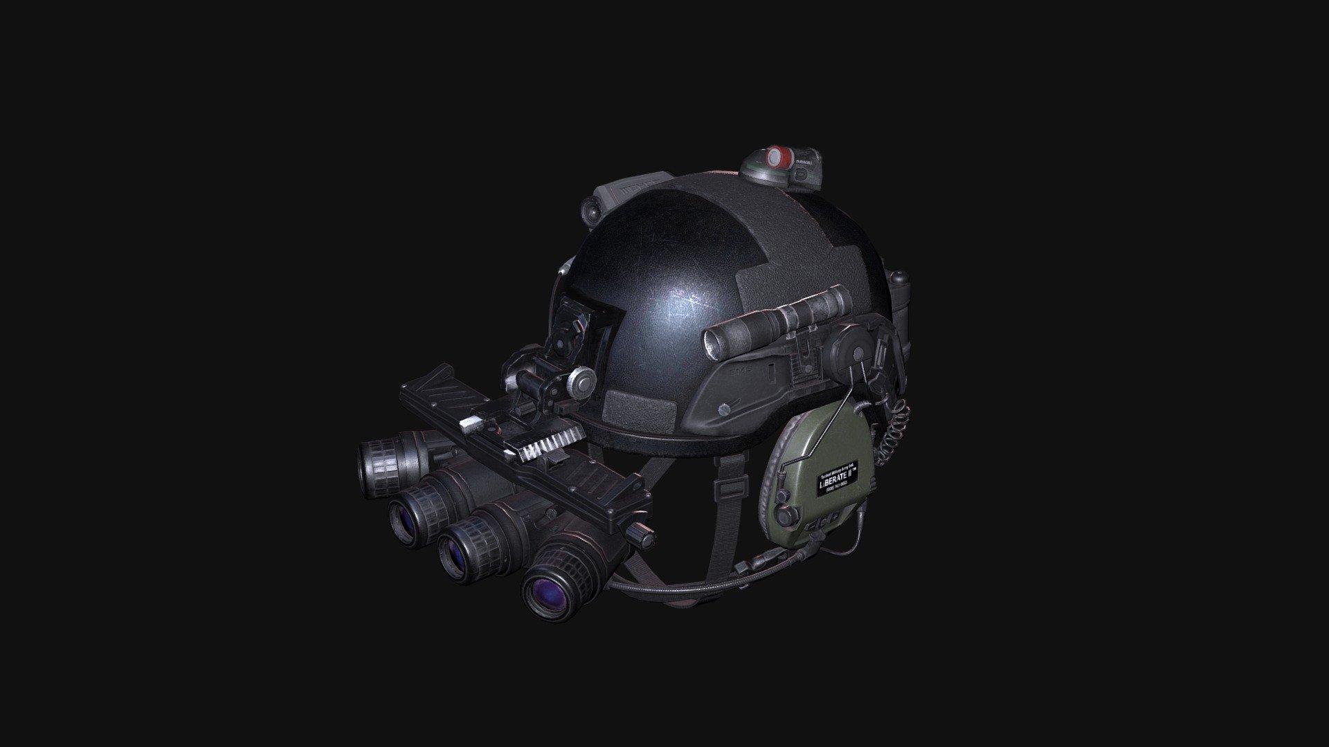 1920x1080 Military Helmet with Night Vision Goggles model by nadiiaplaunova [98ca794]