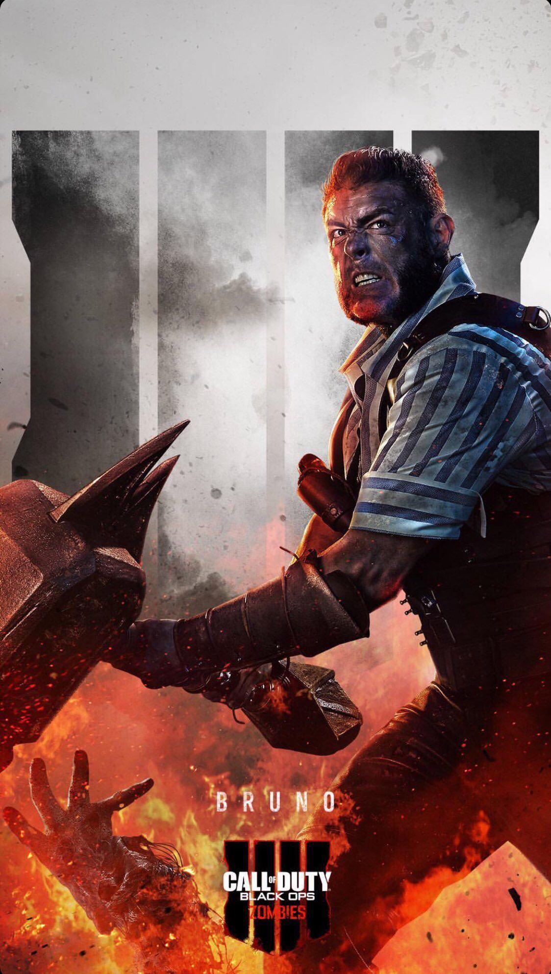 1124x1987 New Black Ops 4 Zombies phone wallpaper