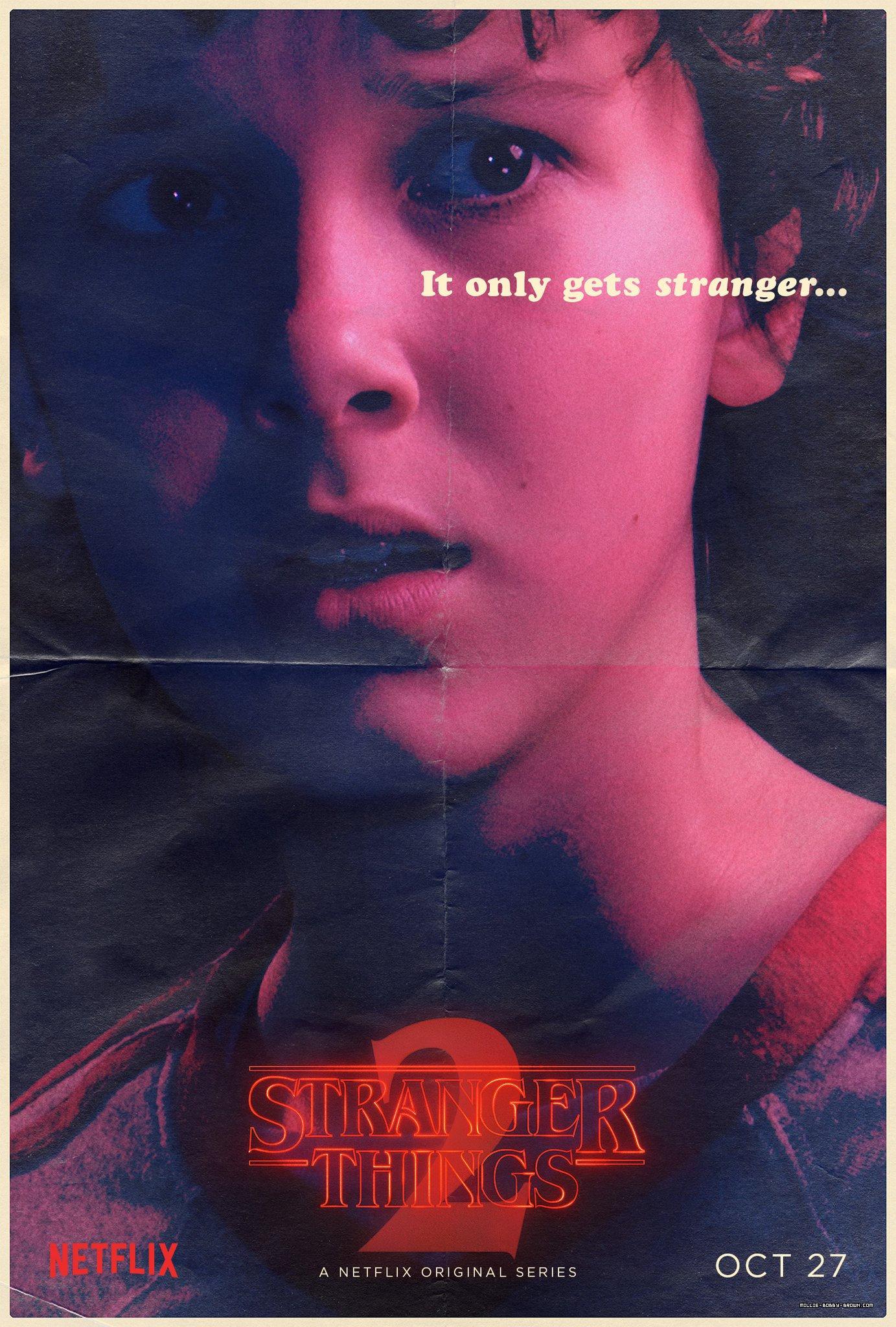 1383x2048 Stranger Things' 2 (2017): Posters 'Eleven' Ives Photo