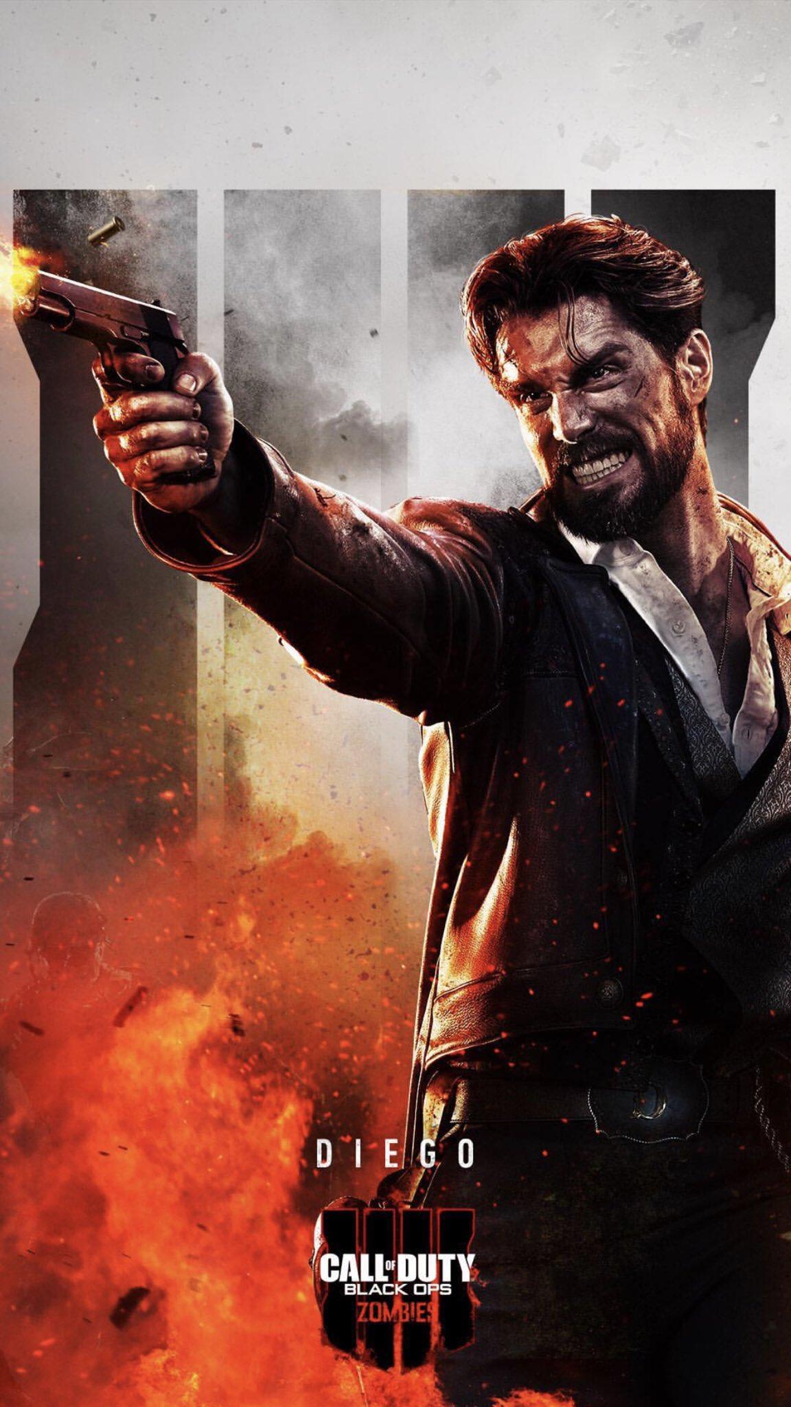 1152x2048 Call of Duty: Black Ops 4 Zombies Wallpaper Diego: CallOfDutyBlackOps4