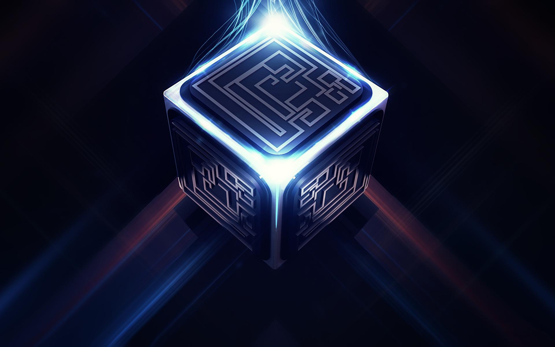 1920x1200 cube, Pattern, Tech, Circuit Wallpaper HD / Desktop and Mobile Background