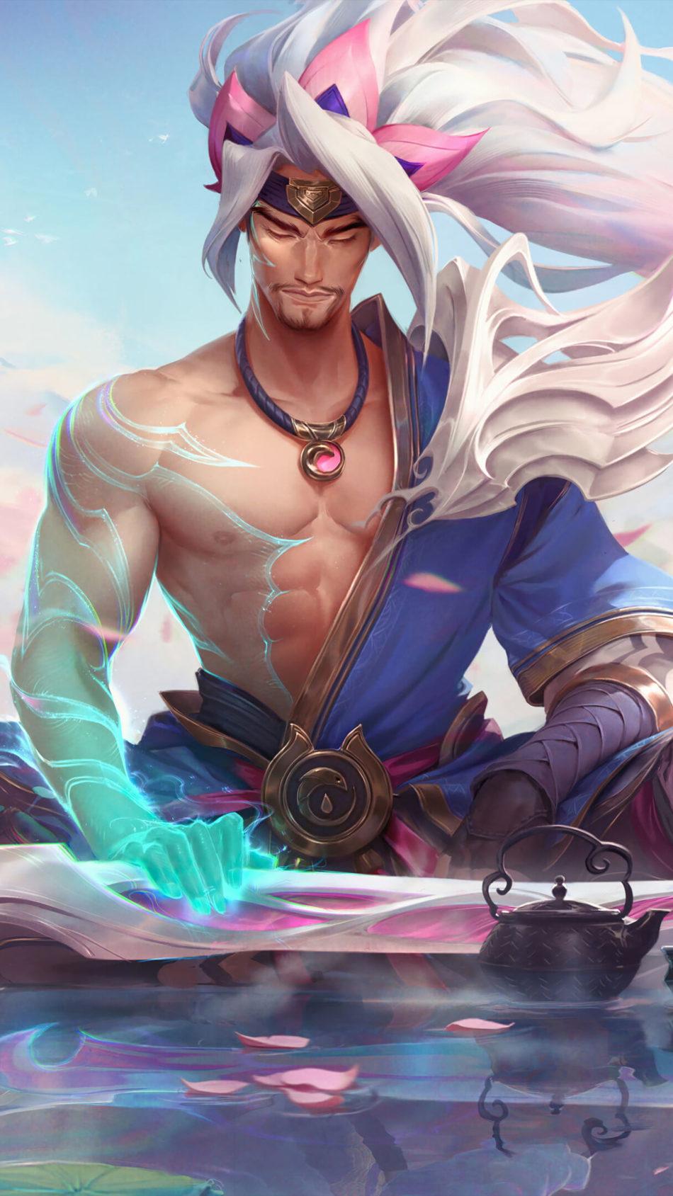 950x1689 Yasuo League of Legends 4K Ultra HD Mobile Wallpaper