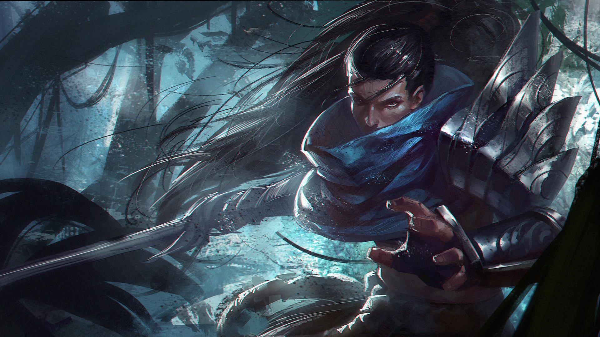 1920x1080 Yasuo (League Of Legends) wallpaper HD for desktop background
