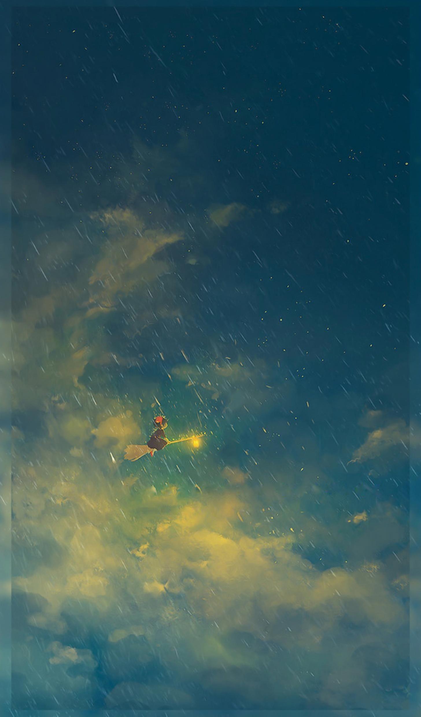 1456x2480 1080p Studio Ghibli Phone Wallpaper