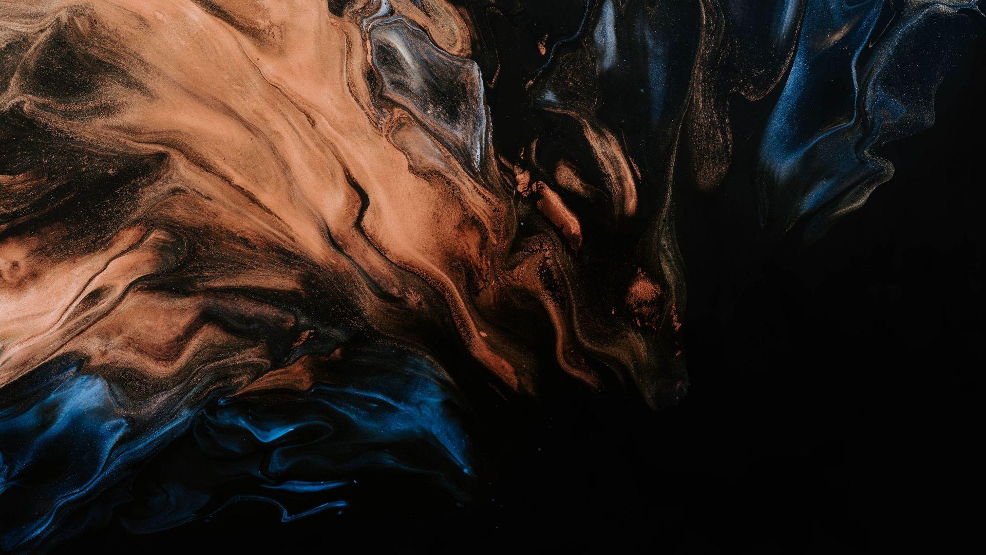 1920x1080 Desktop Wallpaper Blue Orange, Abstract, Art, HD Image, Picture, Background, 373Db4