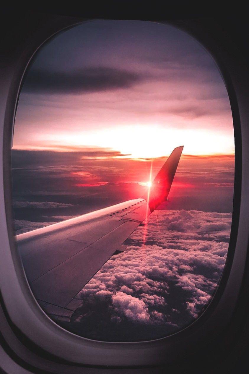 843x1265 Aesthetic Plane Wallpaper