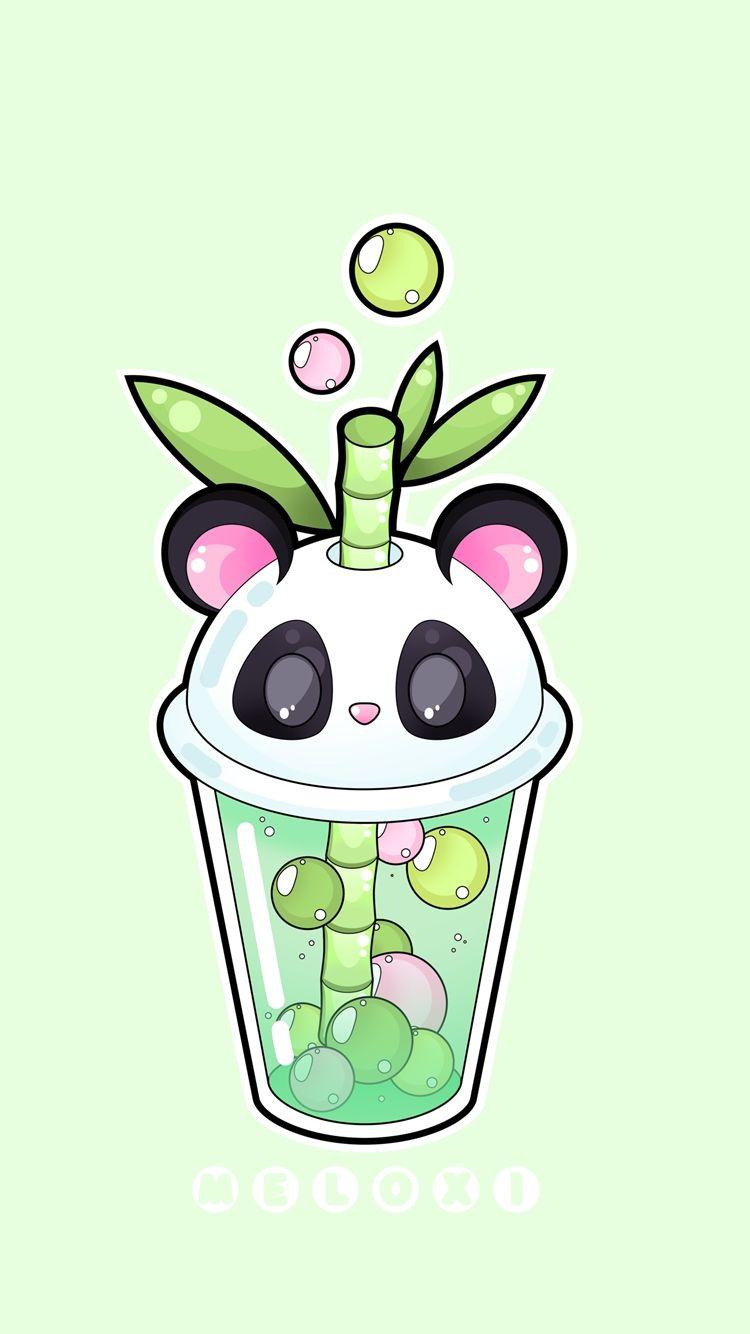 Seamless Pattern with Cute Bubble Tea or Pearl Tea Stock Vector   Illustration of smoothie yummy 222154774