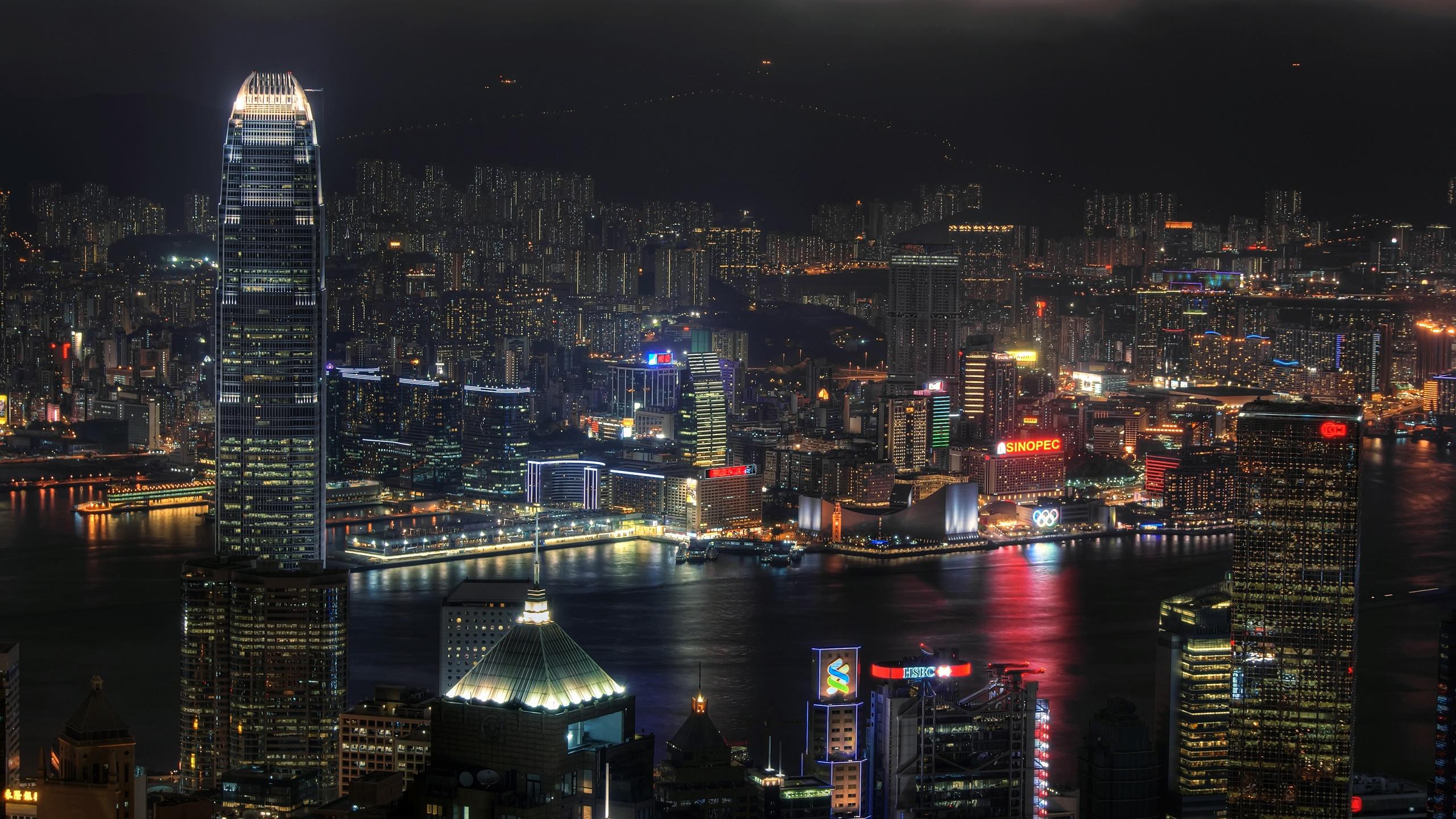 2560x1440 Dark Knight City Wallpaper in jpg format for free download