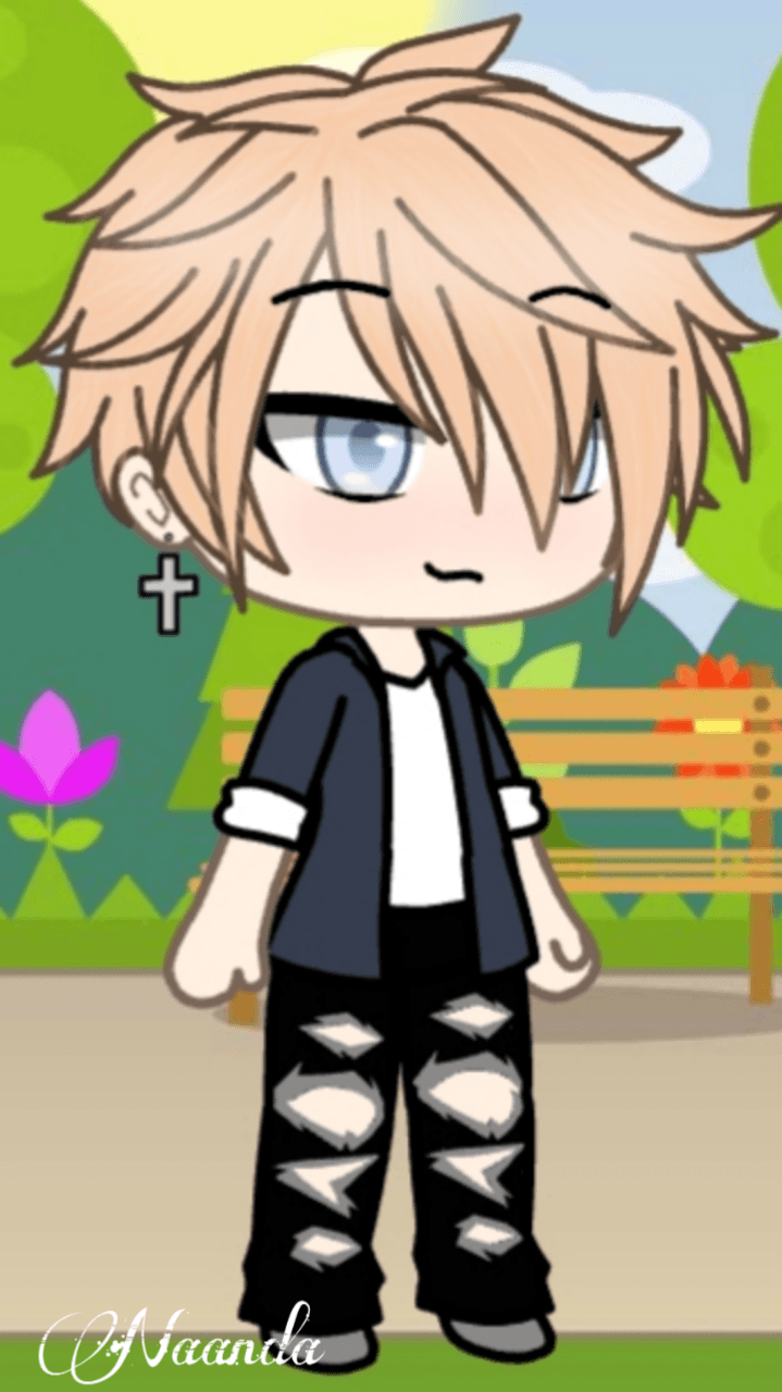 719x1280 Gacha Life Boy Blond Hair
