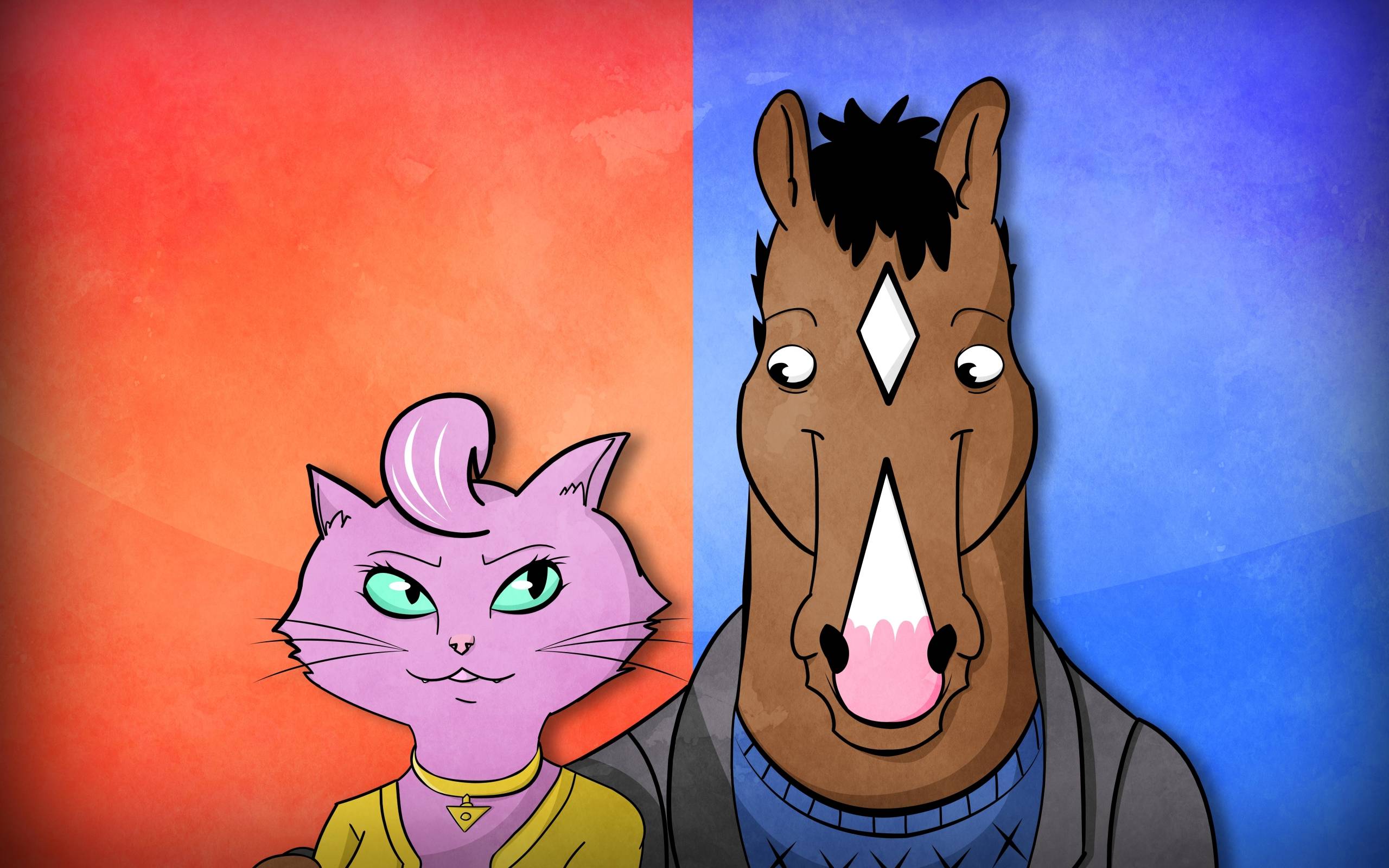 2560x1600 Bojack Horseman And Carolyn 2560x1600 Resolution Wallpaper, HD TV Series 4K Wallpaper, Image, Photo and Background