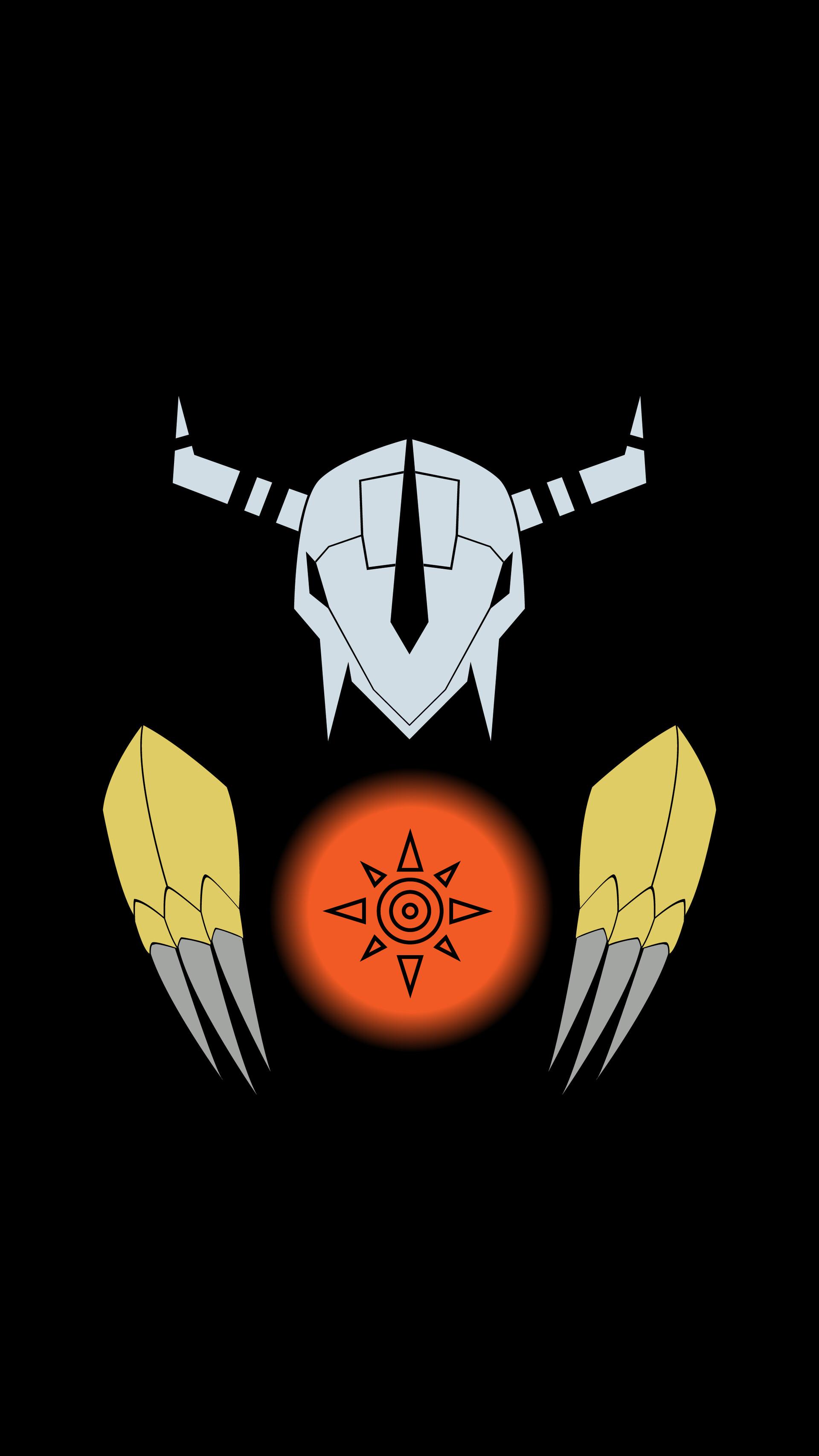 1920x3413 WarGreymon BlackWarGreymon Minimalist Wallpaper, Miguel Teixeira
